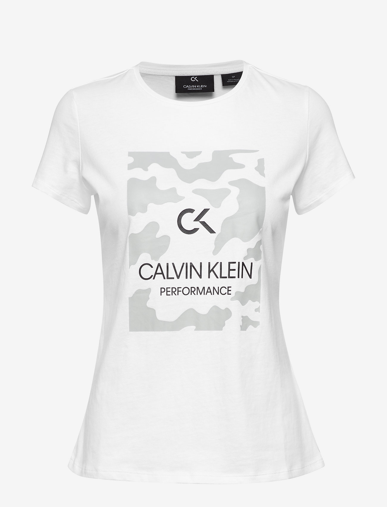 Calvin Klein Performance - BILLBOARD SHORT SLEE - bright white/bright white camo - 0