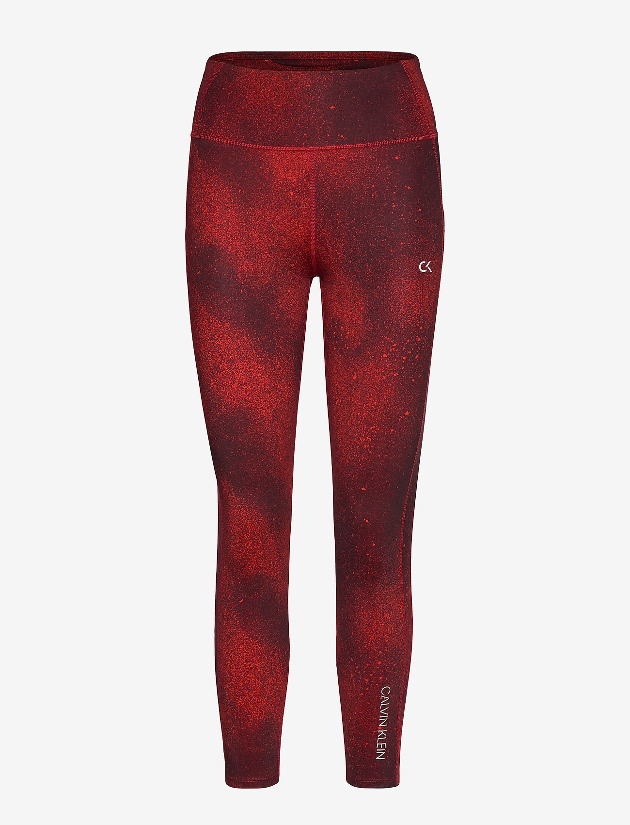 Calvin Klein Performance - 7/8 TIGHT - ck black/flashing red - 0
