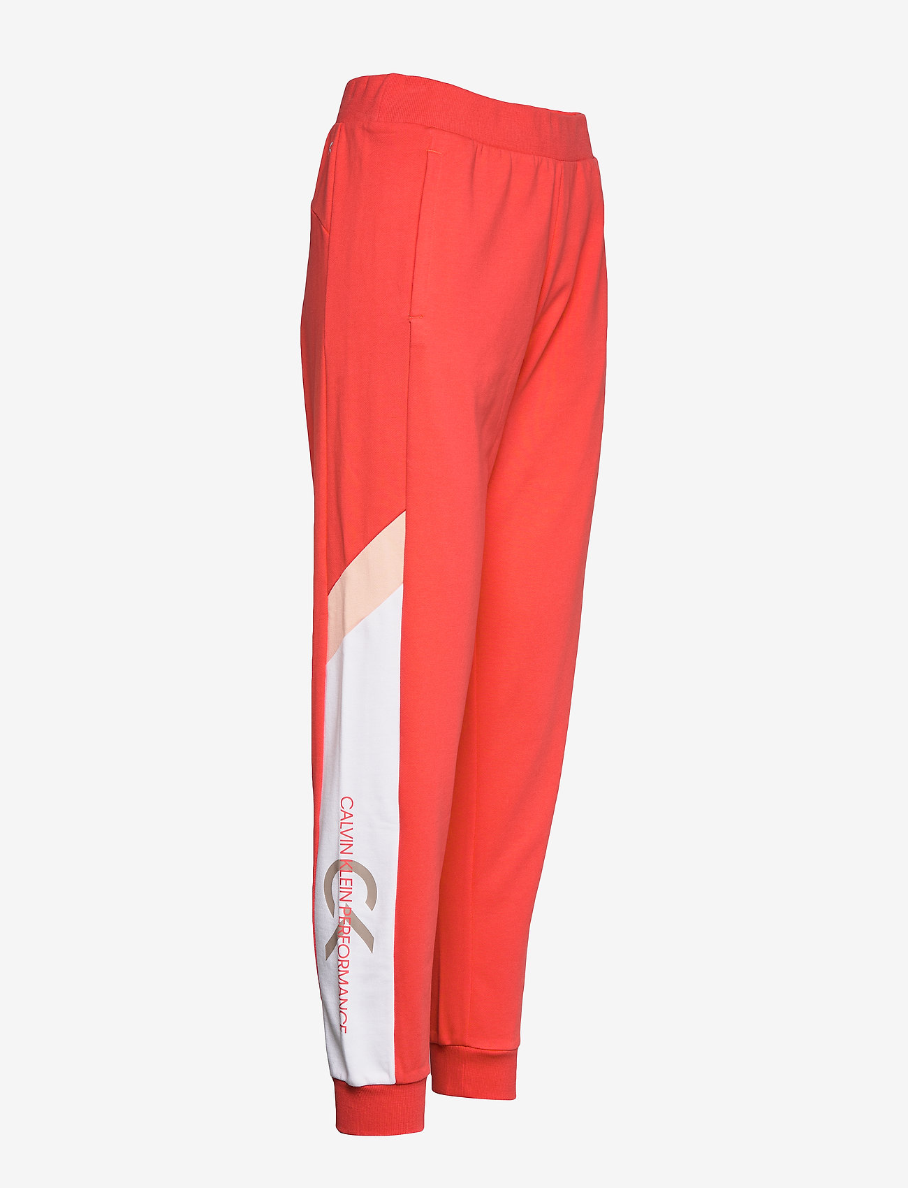 Calvin Klein Performance - KNIT PANTS - hot coral - 3