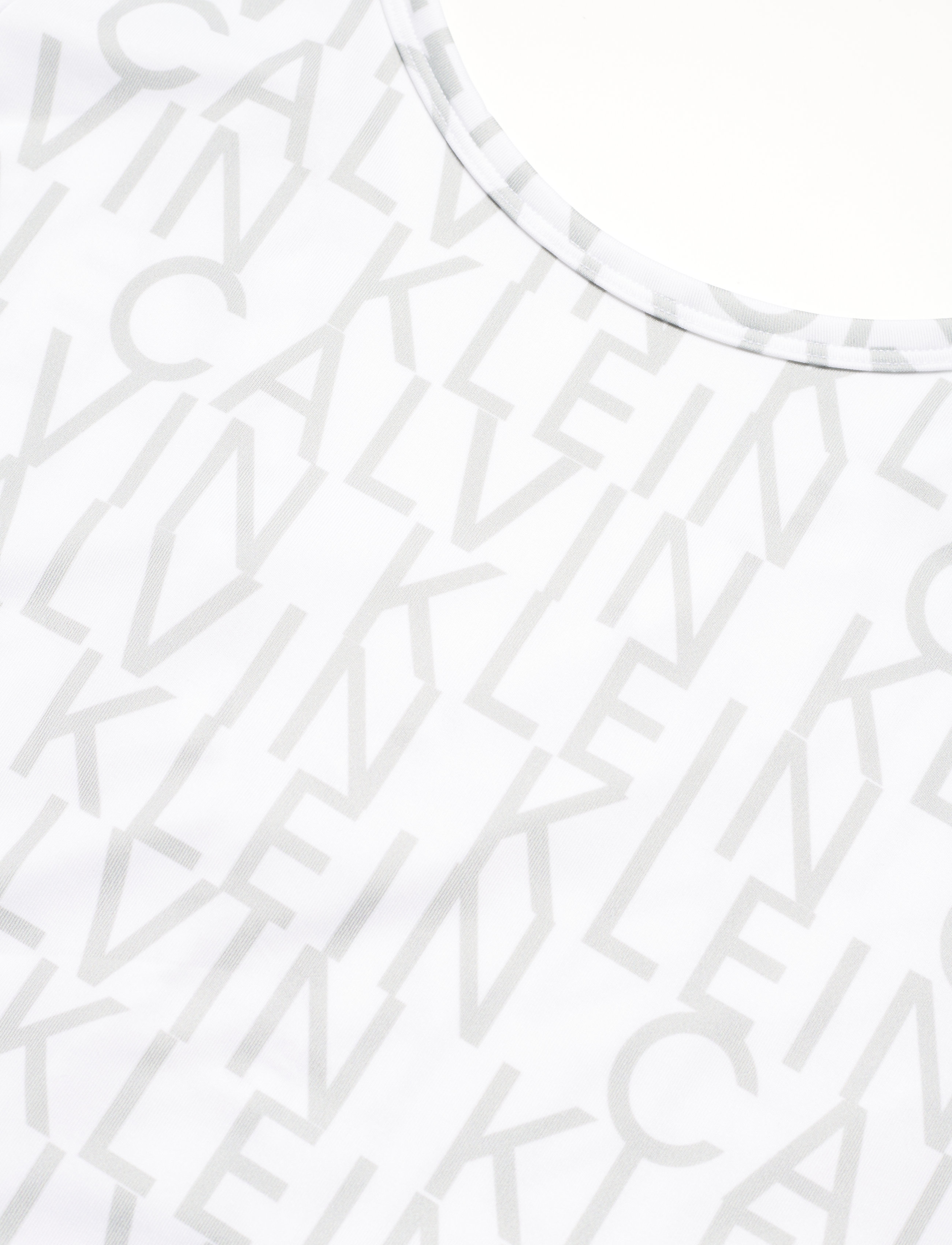 Calvin Klein Performance - WO - AOP CROP  T-SHIRT - bright white ck aop - 2