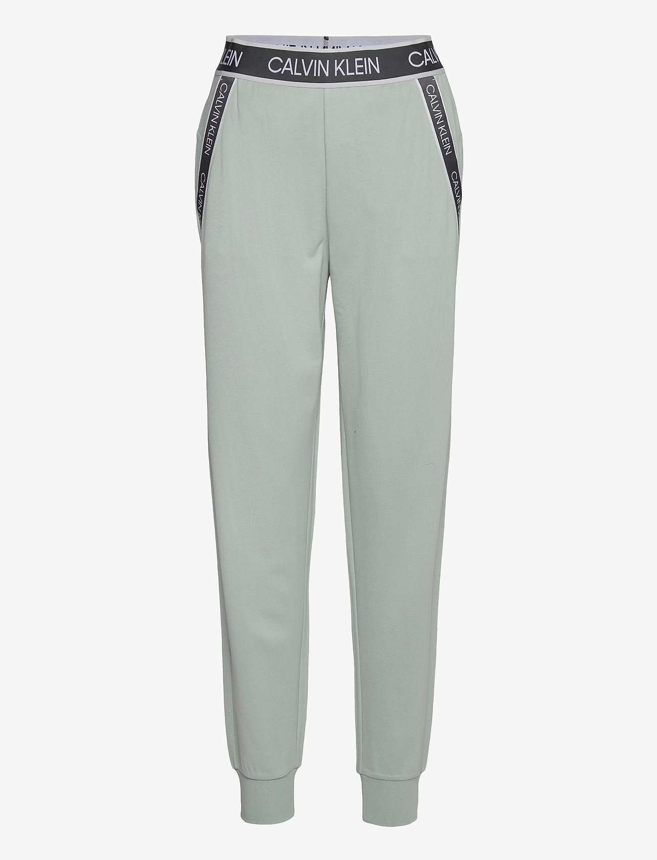 Calvin Klein Performance - PW - KNIT PANTS - blushing green - 0