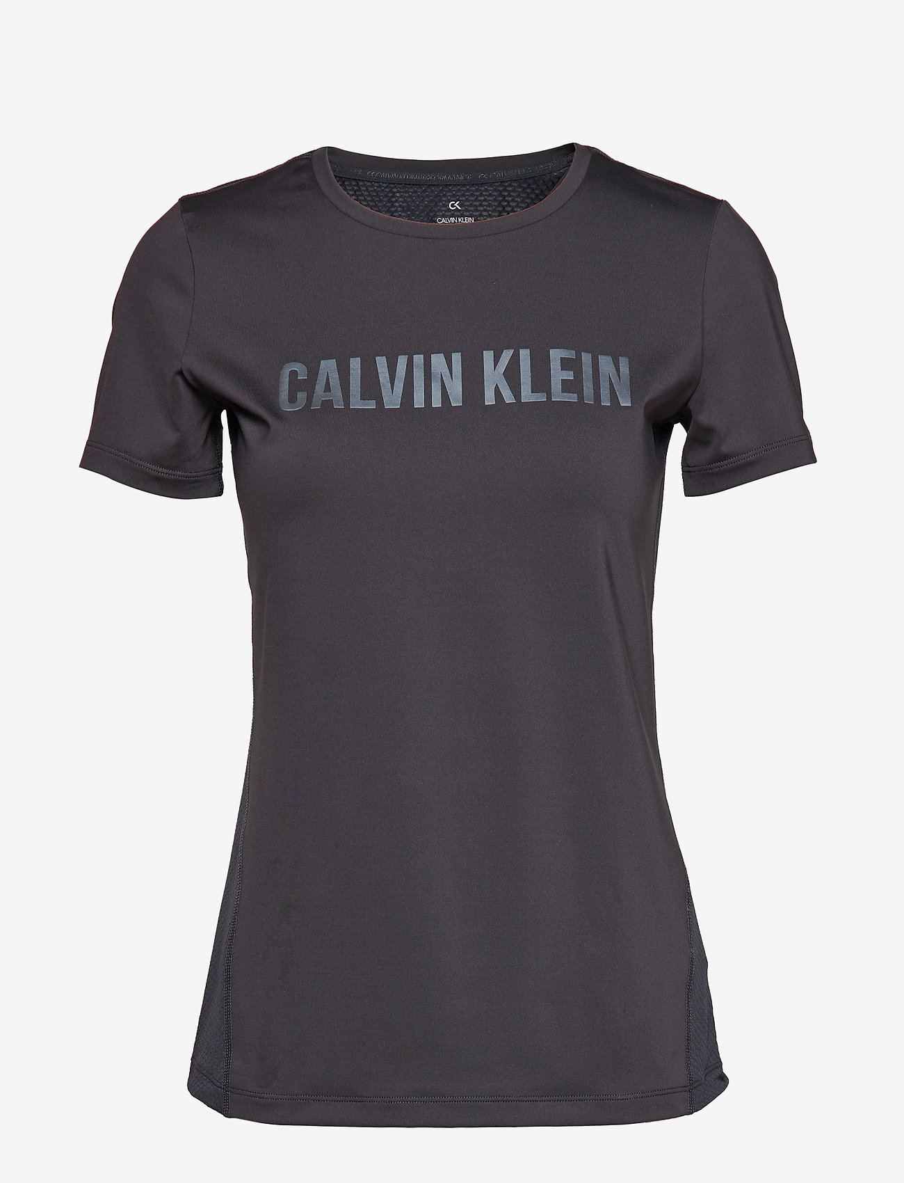 LOGO SS TEE - GUNMETAL