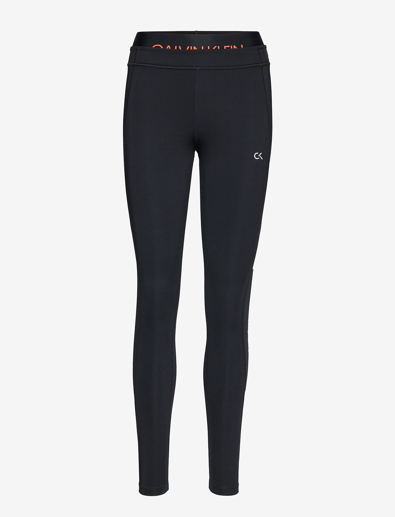 Calvin Klein Performance - 7/8 TIGHT - ck black/fiery coral - 0