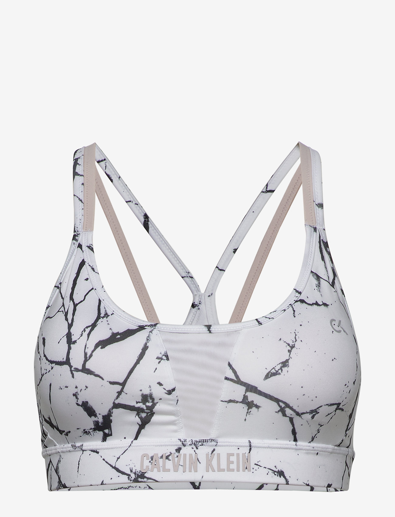 Calvin Klein Performance - LOW SUPPORT BRA - bright white - 0