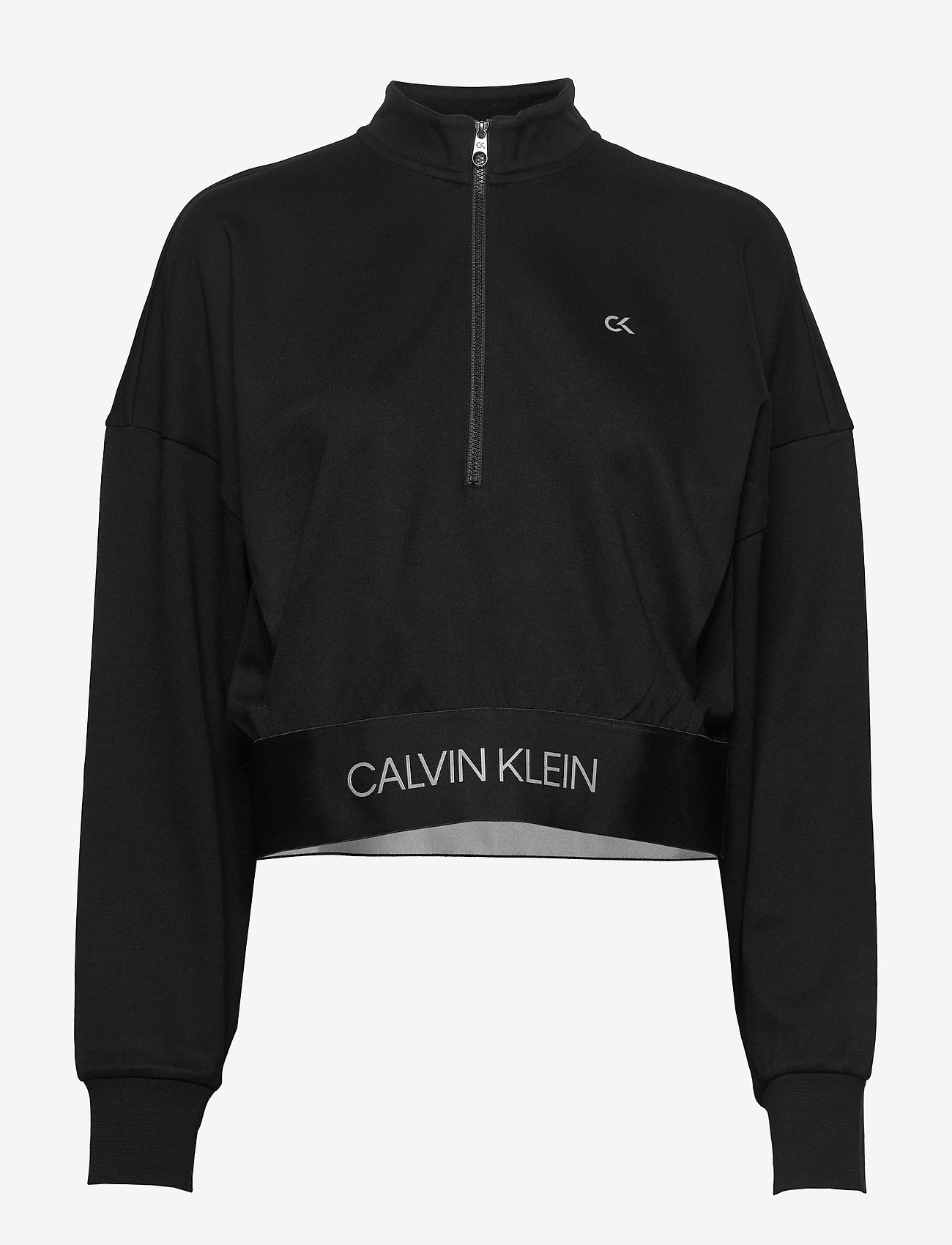 Calvin Klein Performance - 1/4 ZIP PULLOVER - ck black - 0