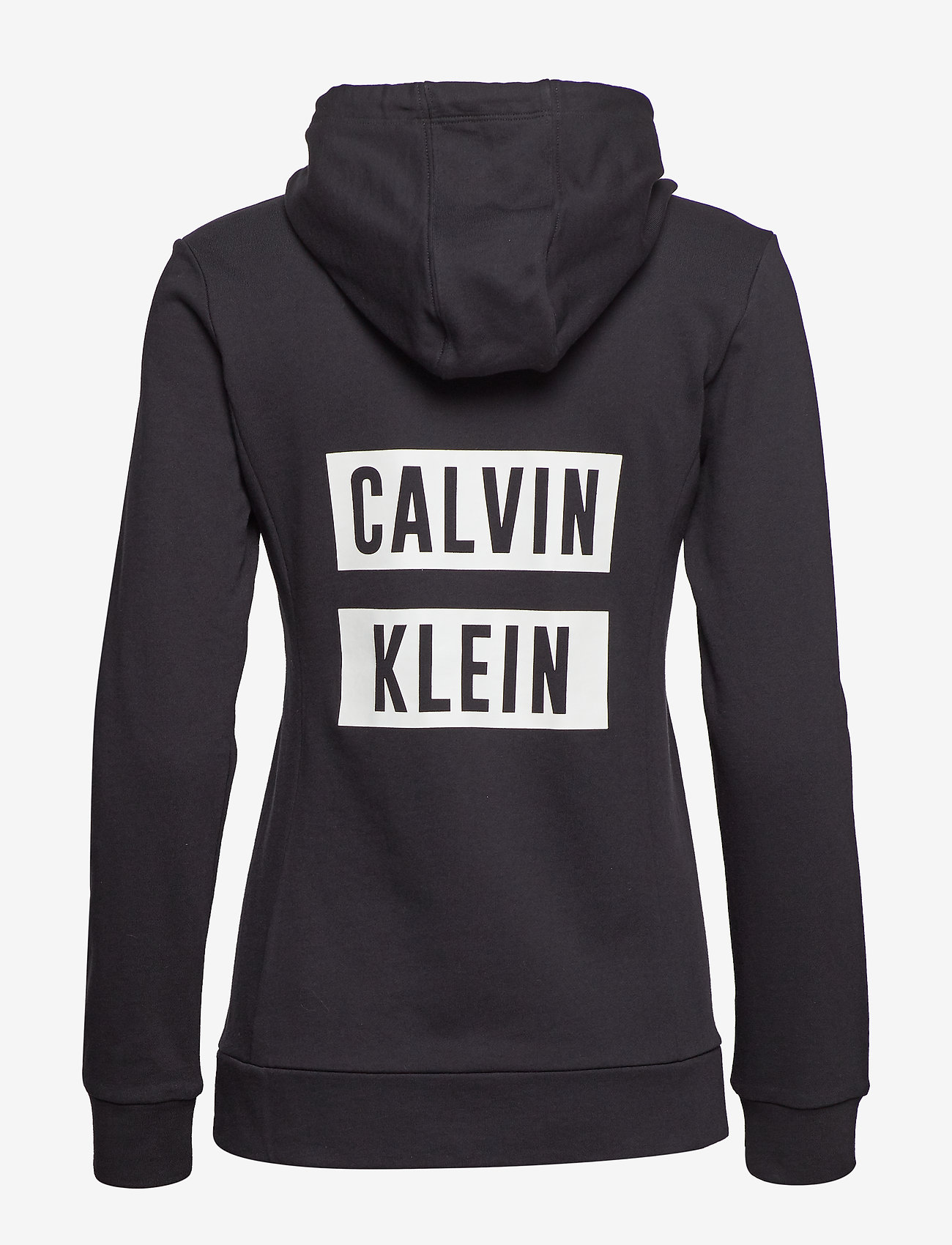 Calvin Klein Performance - LOGO FZ HOODY - ck black/bright white - 1