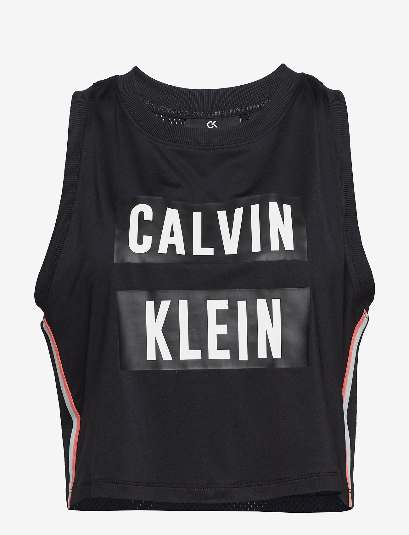 Calvin Klein Performance - RELAXED TANK W TAPE - ck black - 0