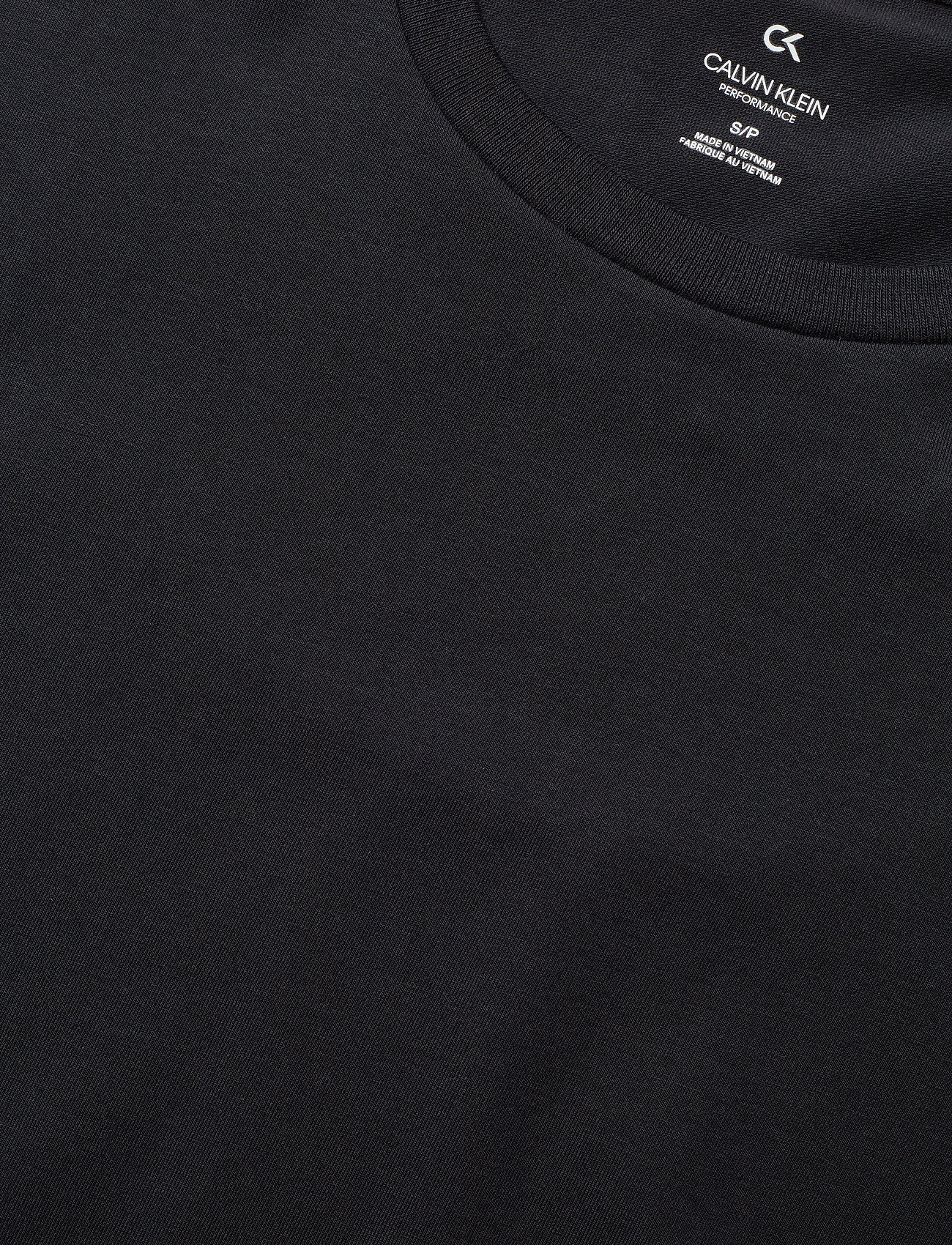 Calvin Klein Performance - CROP SS TEE - ck black/fiery coral - 2