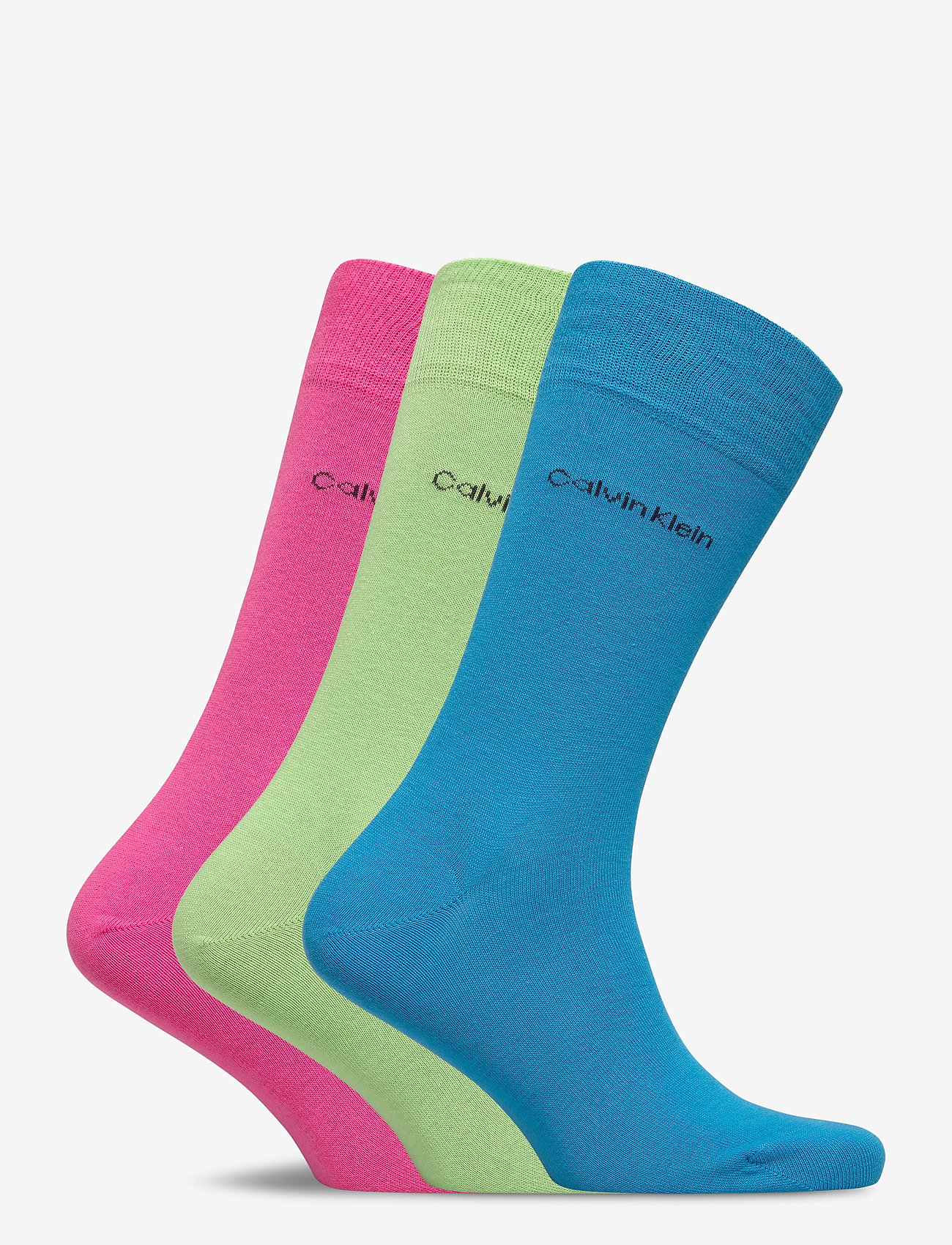 Calvin Klein - CK MEN CREW 3P COMBED FLAT KNIT ERI - violet blue combo - 1