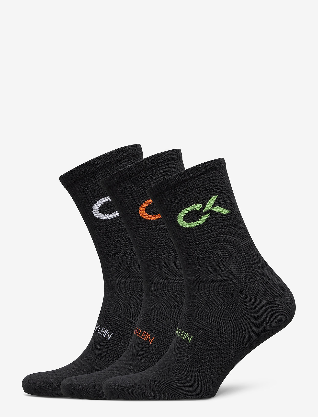 Calvin Klein - CK MEN SHORT CREW 3P PERFORMANCE - black - 0