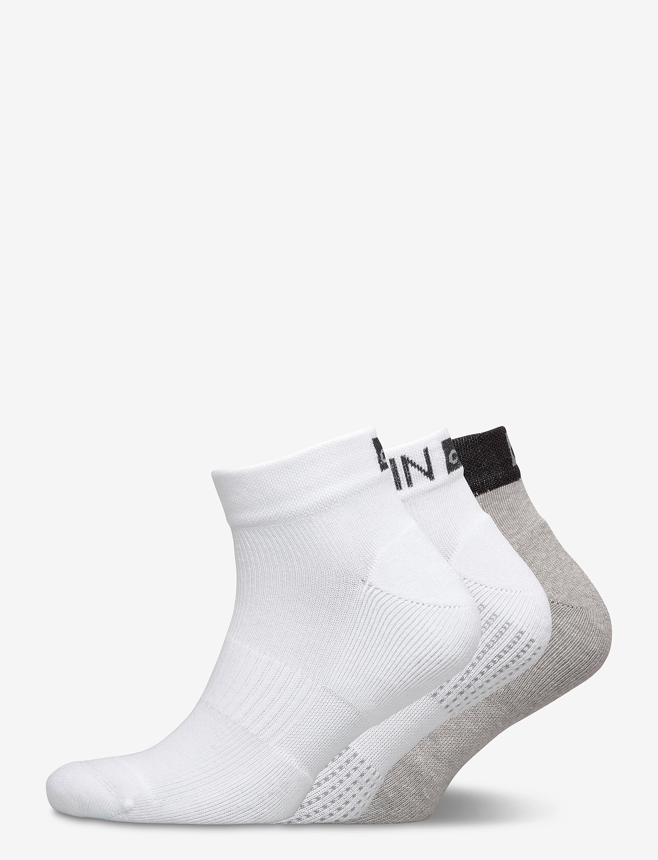 Calvin Klein - CK MEN QUARTER 3P - white grey combo - 0