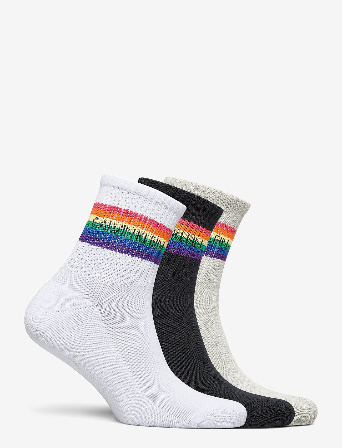 Calvin Klein - CK WOMEN ANKLET 3P PRIDE - white combo - 1