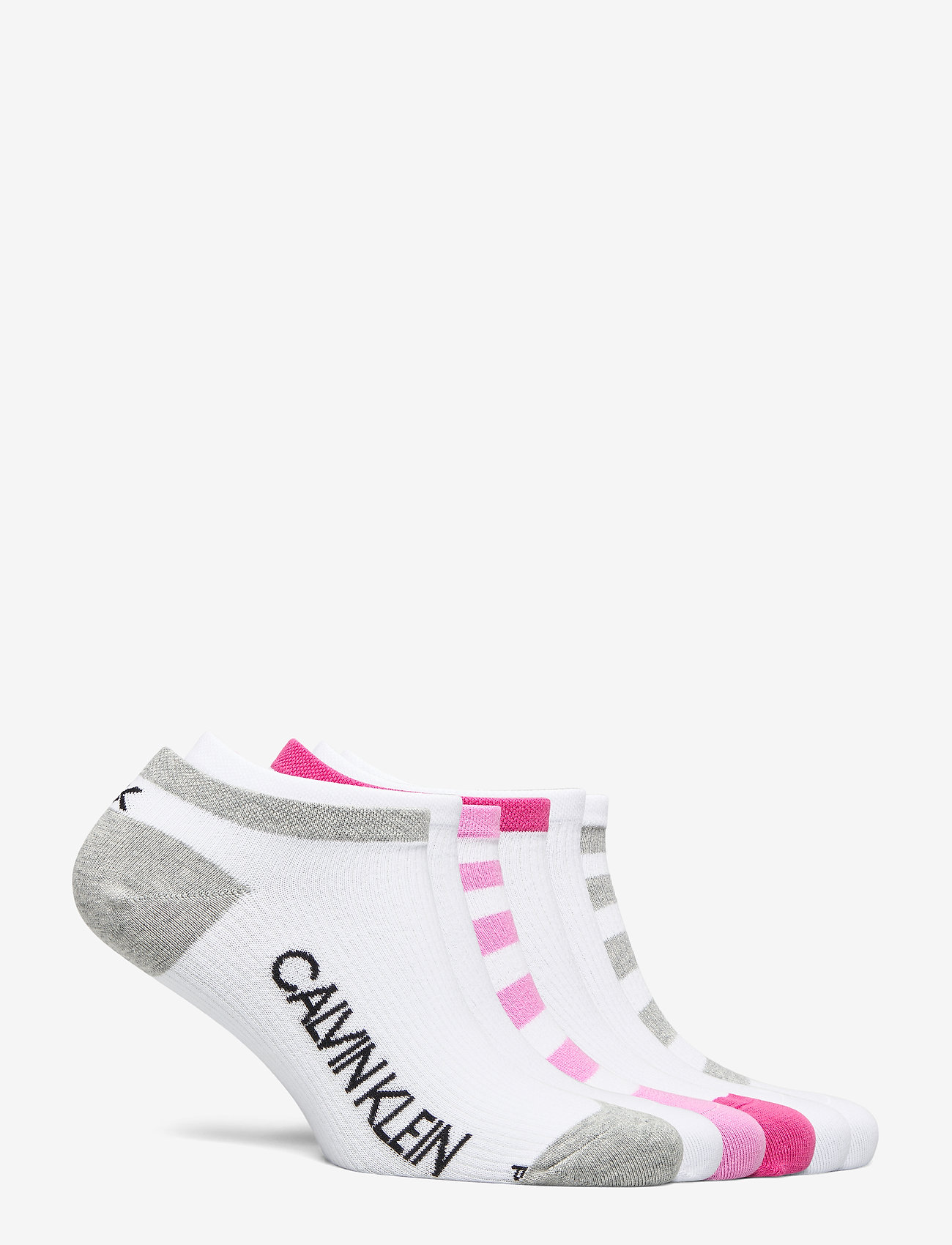 Calvin Klein - CK WOMEN LINER 6P BOLD STRIPE LOGO - light pink grey combo - 1