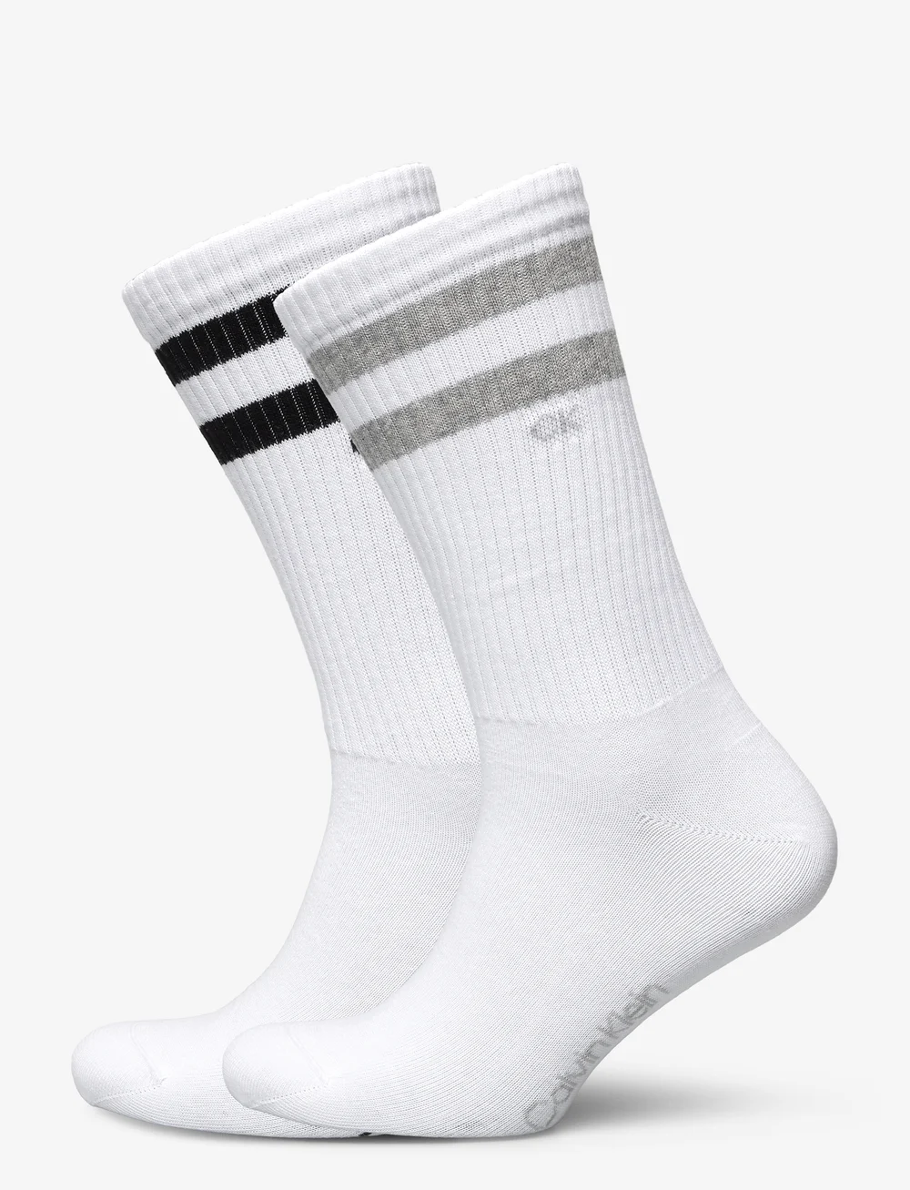 Calvin Klein - CK MEN SOCK 2P STRIPES - sokker - white - 1