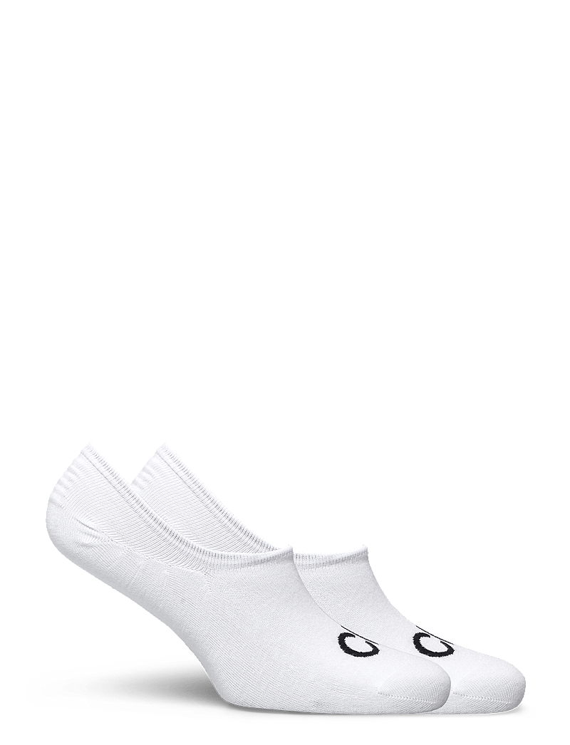 Calvin Klein - CK MEN FOOTIE HIGH CUT 2P LOGO - multipack strømper - white - 1