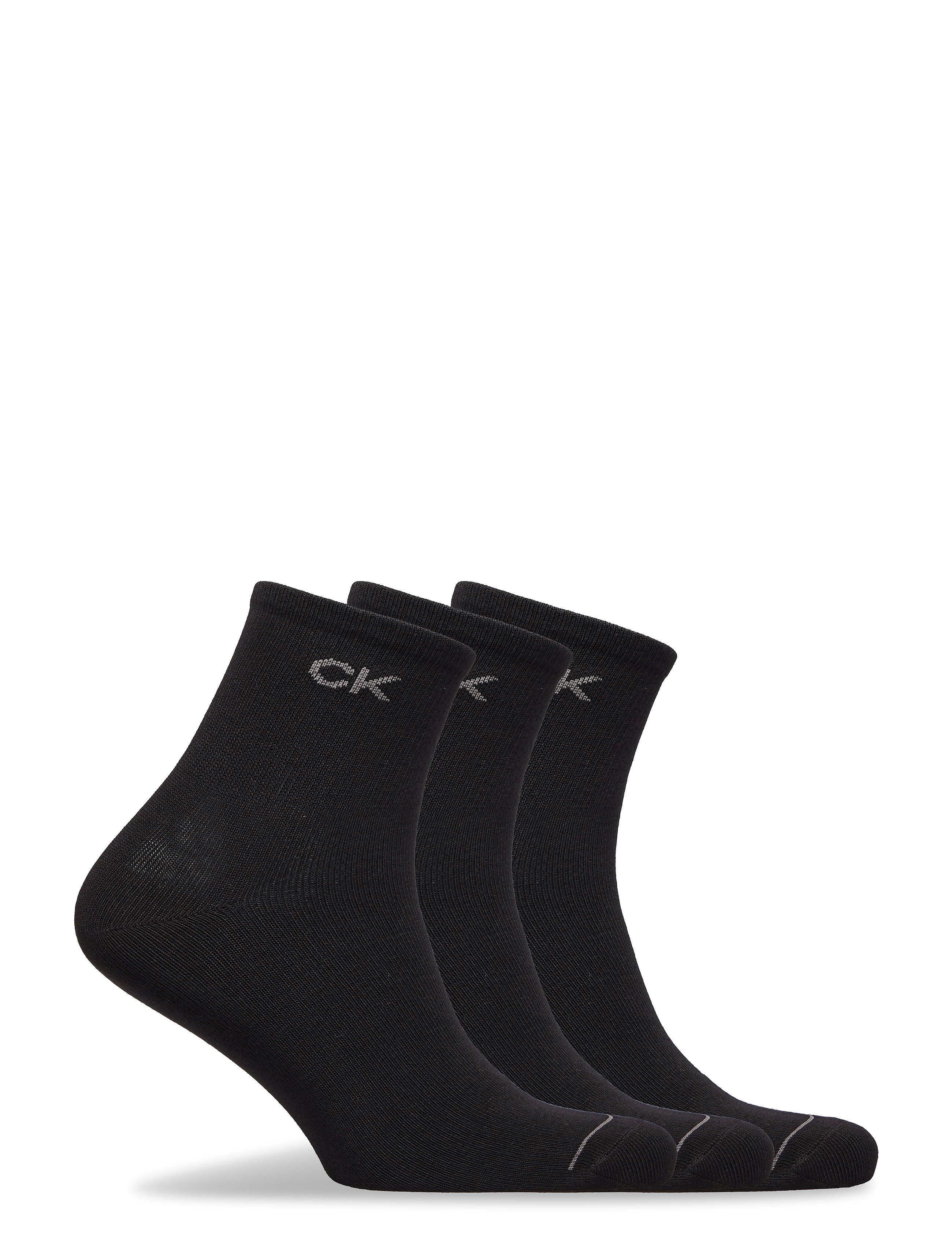 Calvin Klein - CK MEN SHORT SOCK 3P - sokker - black - 1