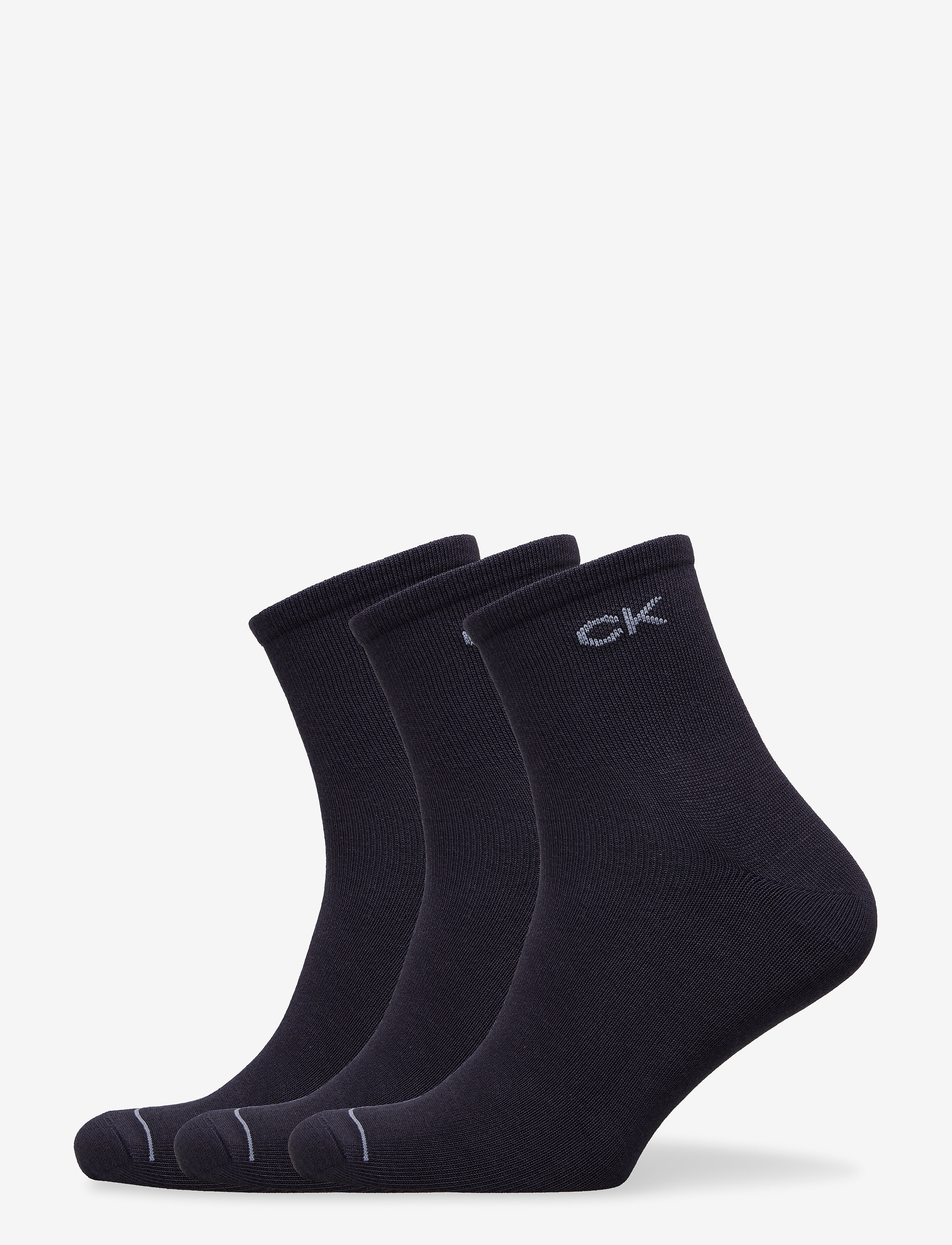 Calvin Klein CK MEN SHORT SOCK 3P - Undertøj - NAVY / blue