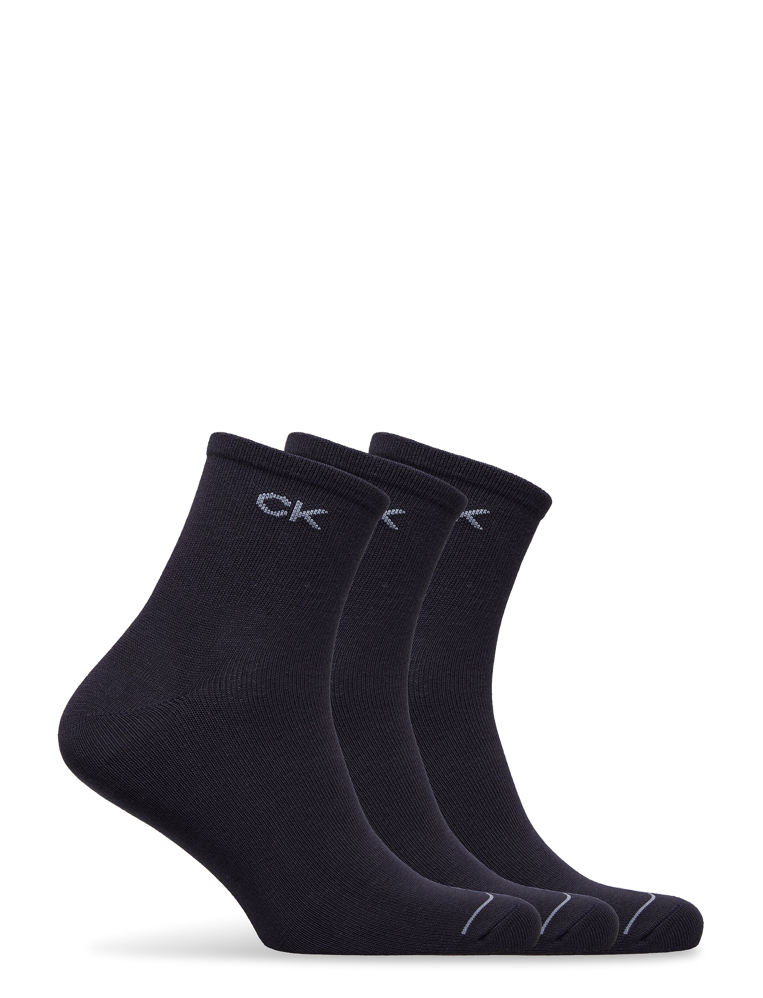 Calvin Klein - CK MEN SHORT SOCK 3P - klassikalised sokid - navy - 2