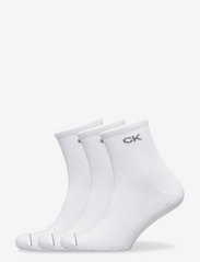 Calvin Klein - CK MEN SHORT SOCK 3P - multipack socks - white - 0
