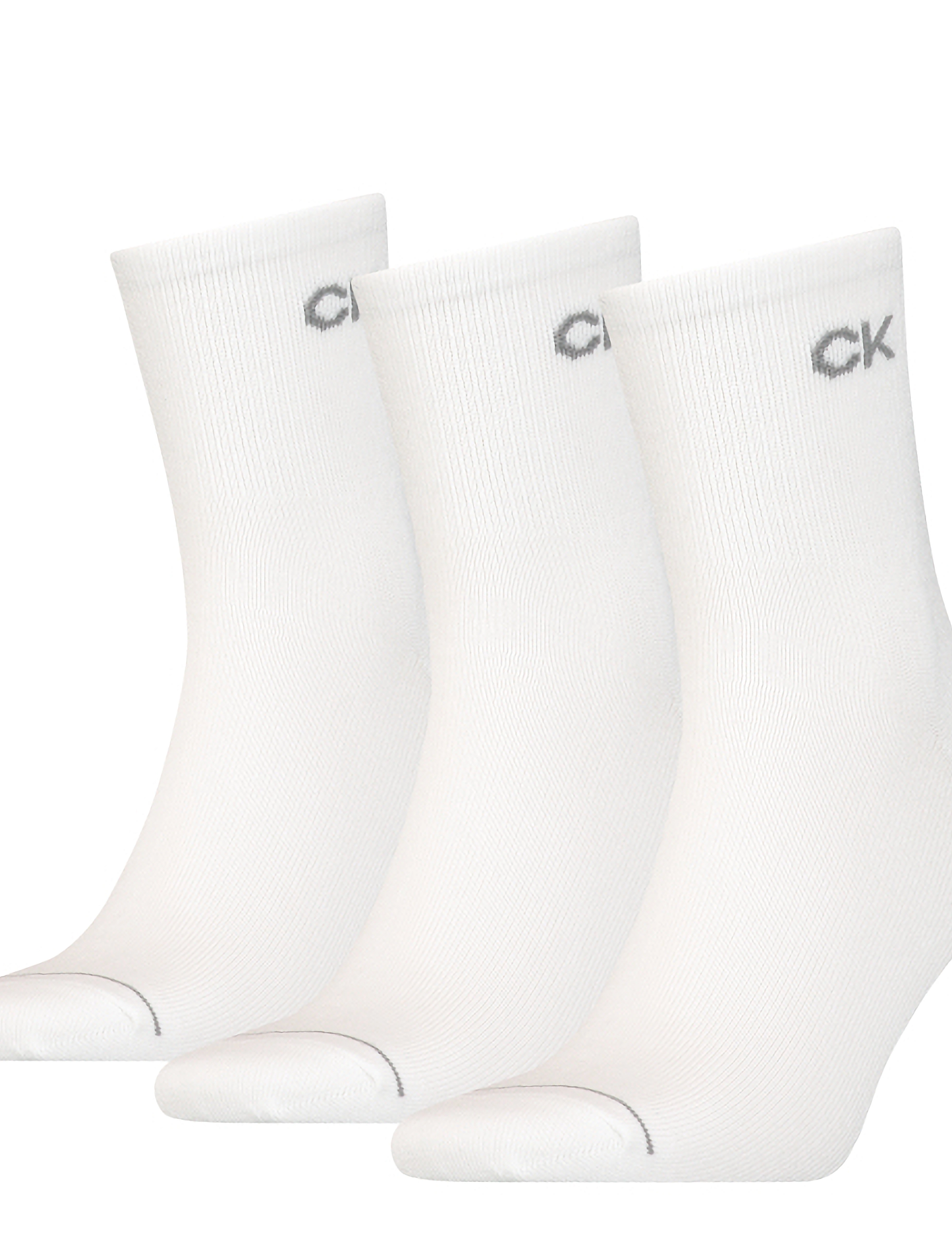 Calvin Klein CK MEN SHORT SOCK 3P - Multipack undertøj - WHITE / white