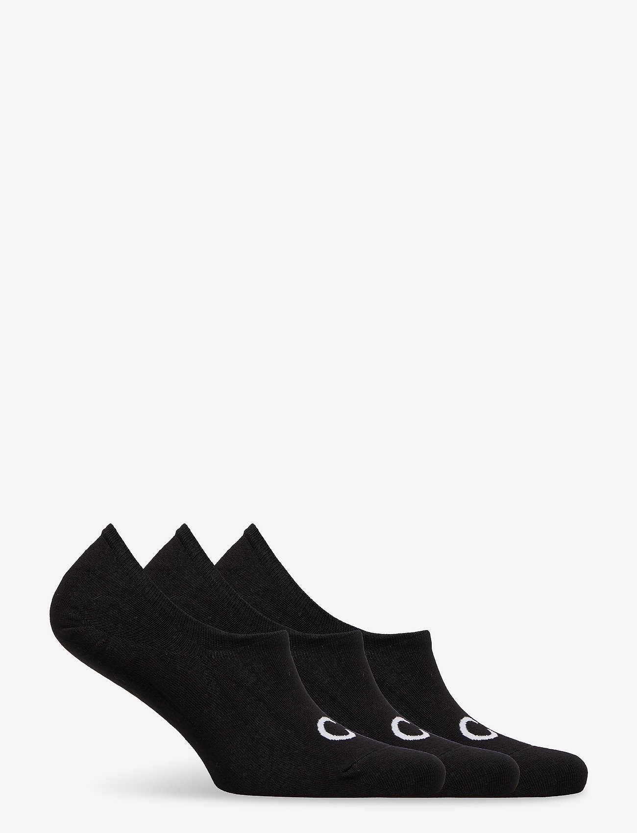 Calvin Klein - CK MEN FOOTIE HIGH CUT 3P LOGO - black - 1