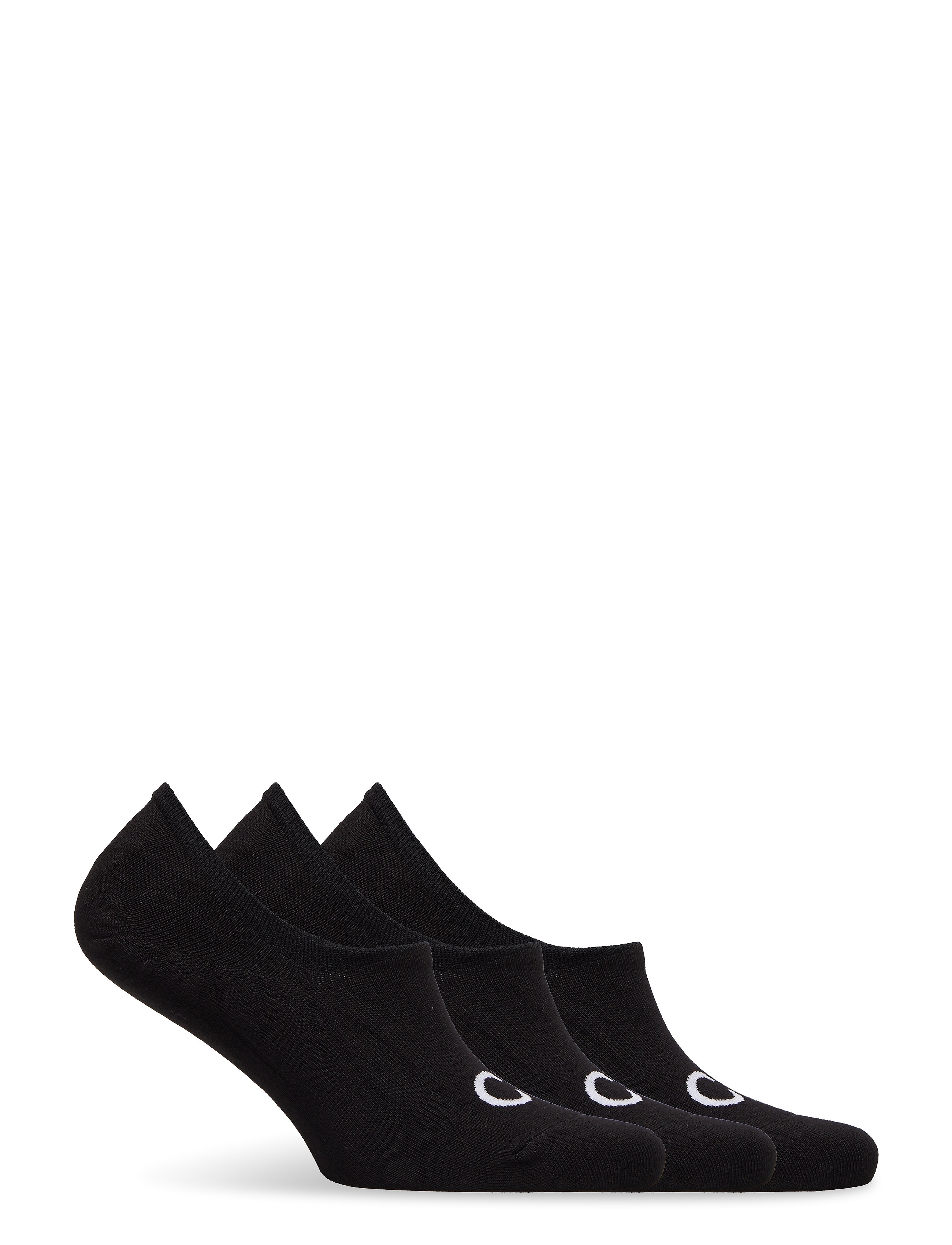 Calvin Klein - CK MEN FOOTIE HIGH CUT 3P LOGO - black - 1