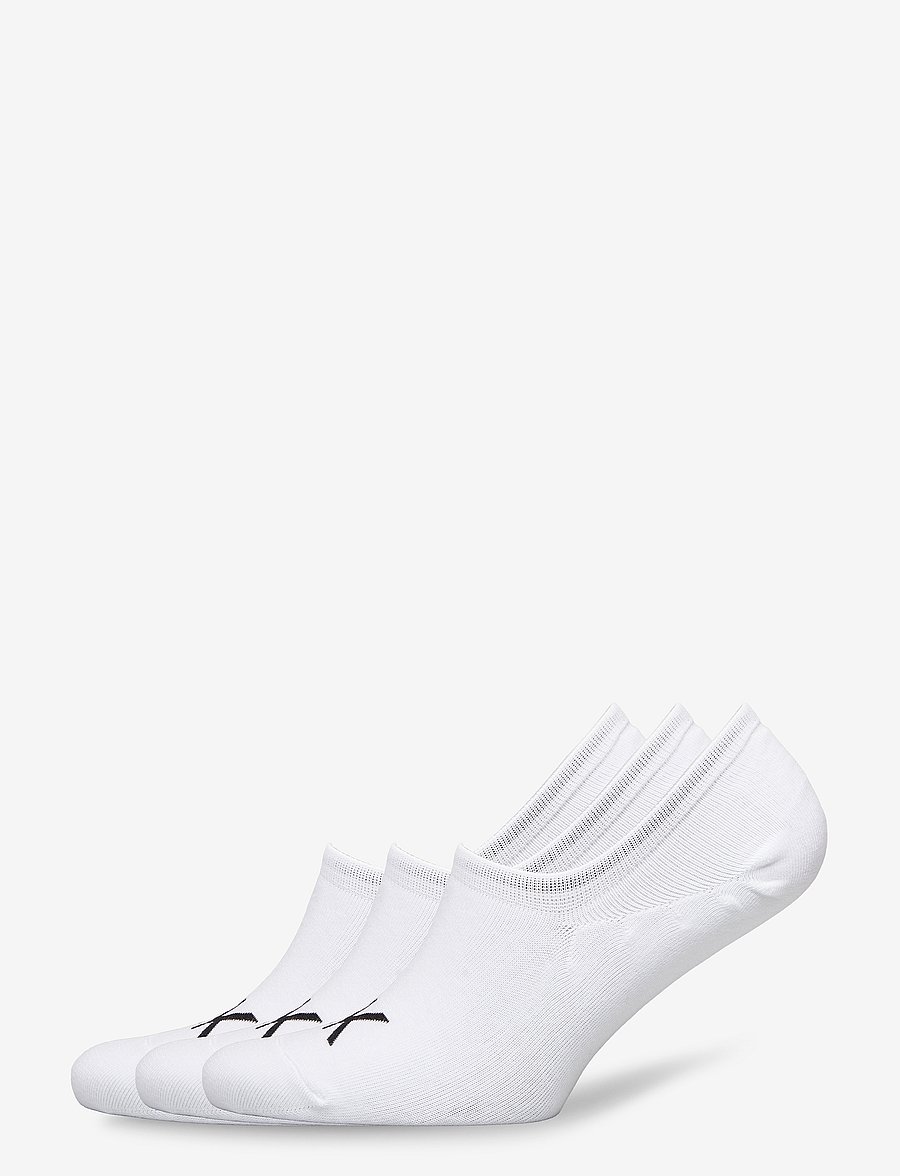 Calvin Klein - CK MEN FOOTIE HIGH CUT 3P LOGO - white - 0