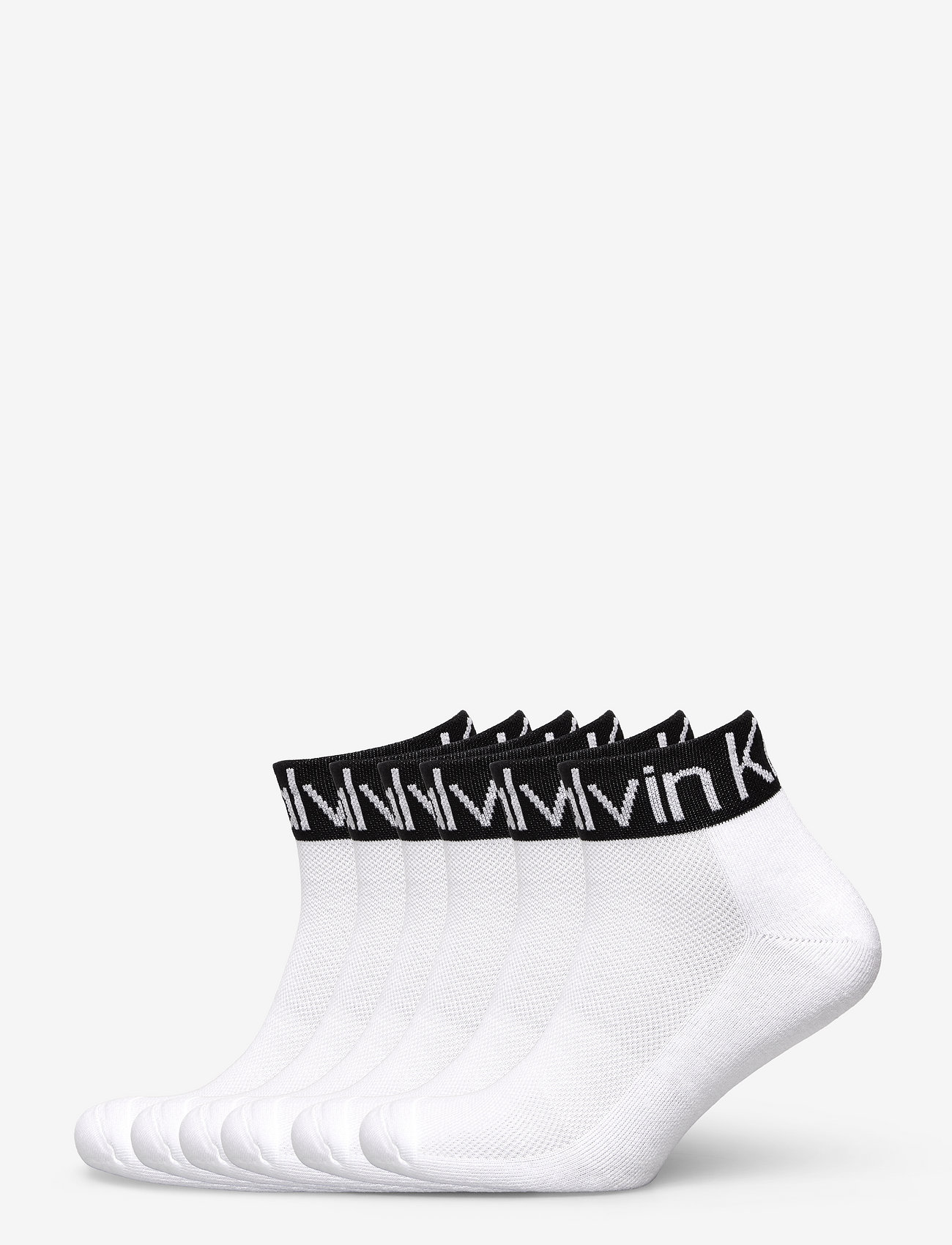 Calvin Klein - CK MEN QUARTER LOGO WELT DRAKE - white combo - 0