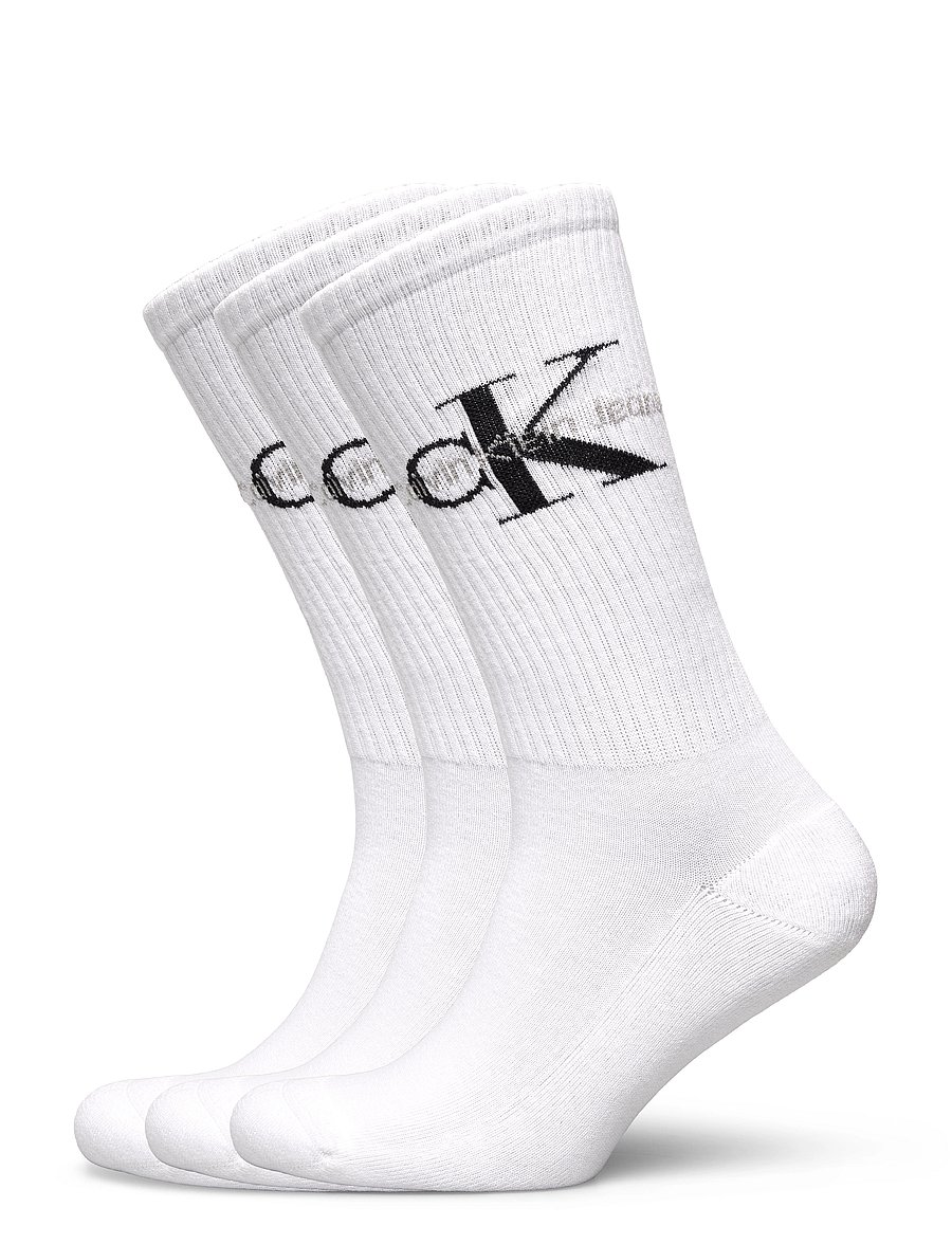 Calvin Klein - CKJ MEN SOCK RIB DESMOND 3P ECOM - white - 0