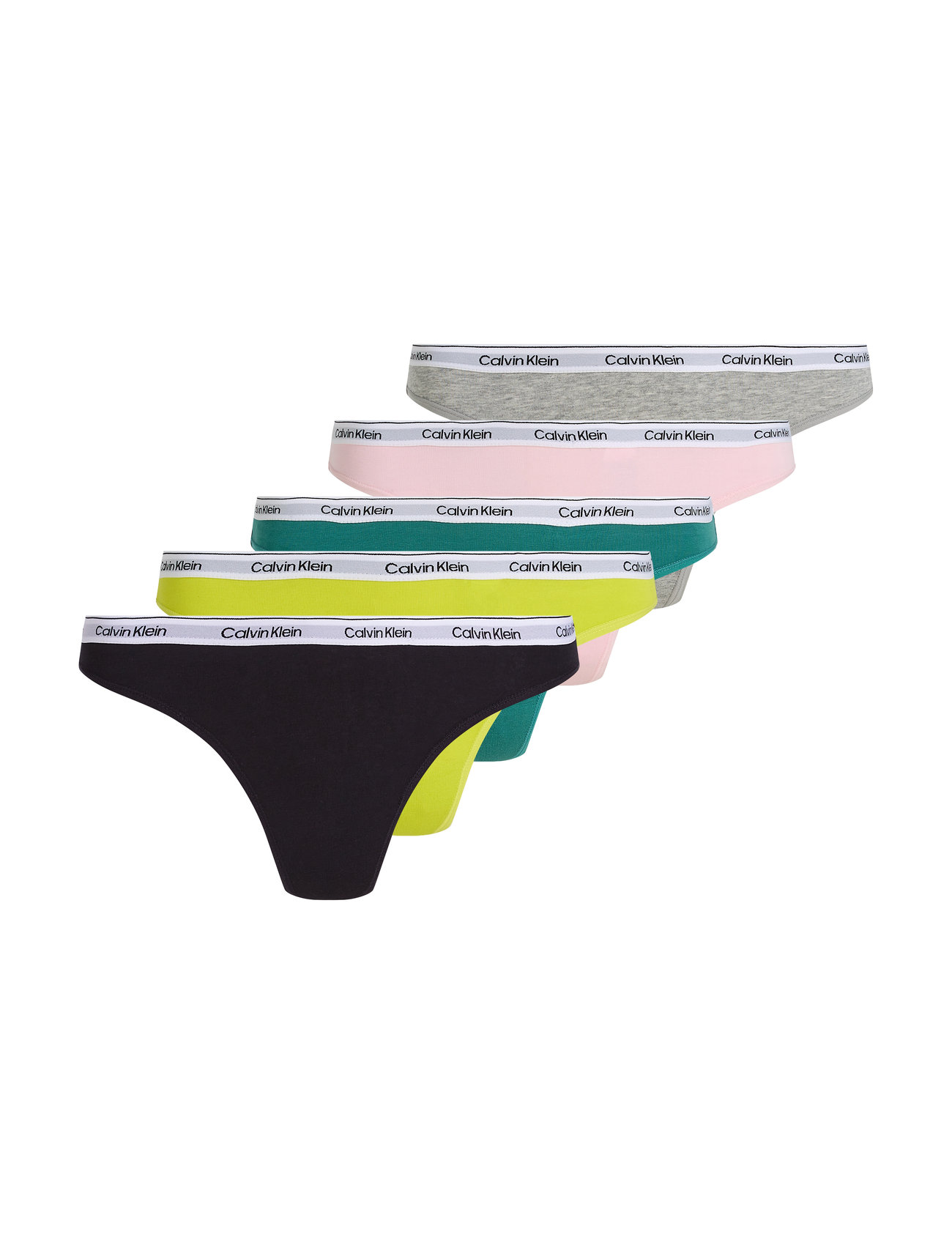 Calvin Klein 5 Pack Thong (Low-Rise) - - M 1