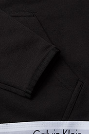 Calvin Klein - TOP HOODIE FULL ZIP - hættetrøjer - black - 3