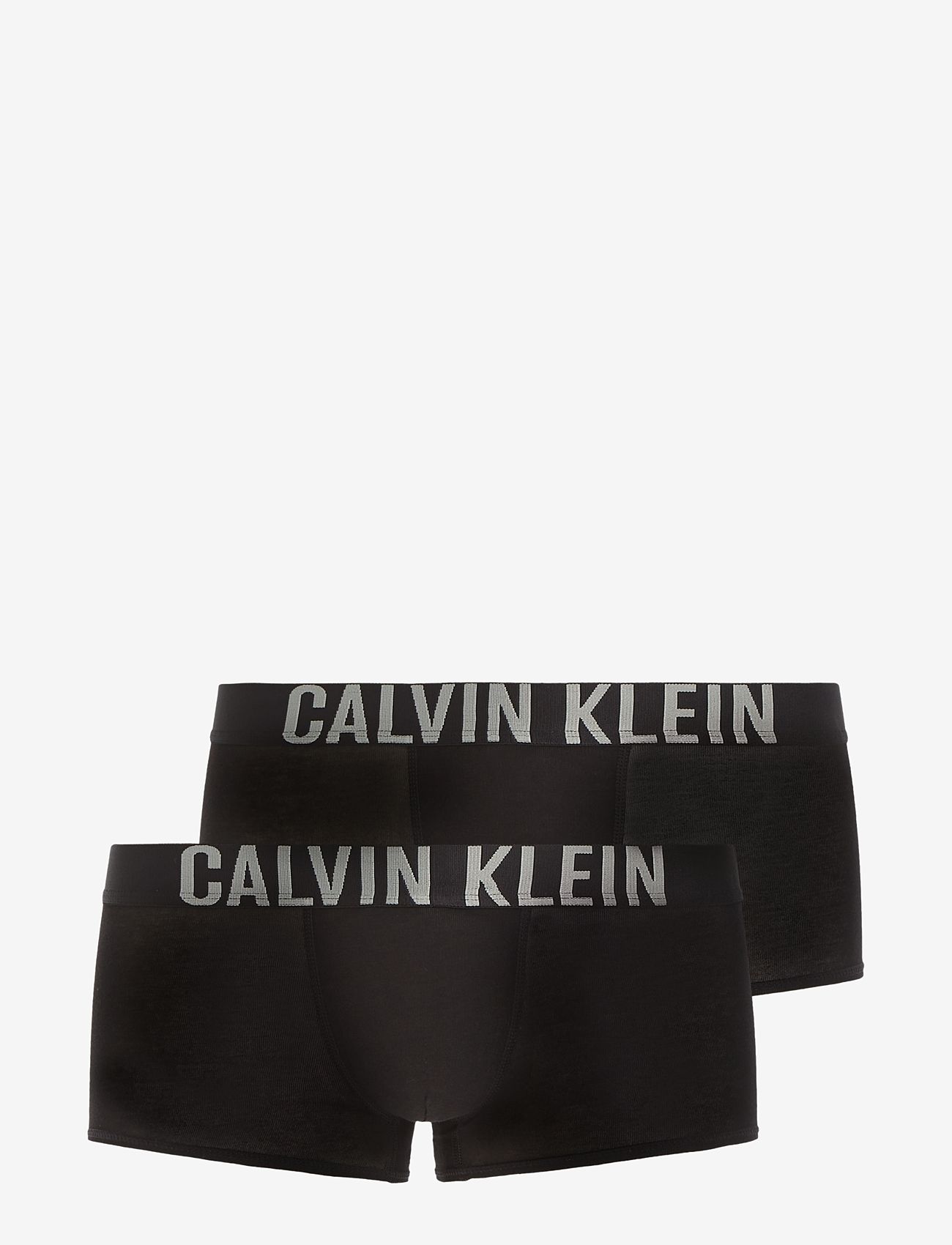 Calvin Klein - 2 PACK TRUNKS - unterhosen - black - 0