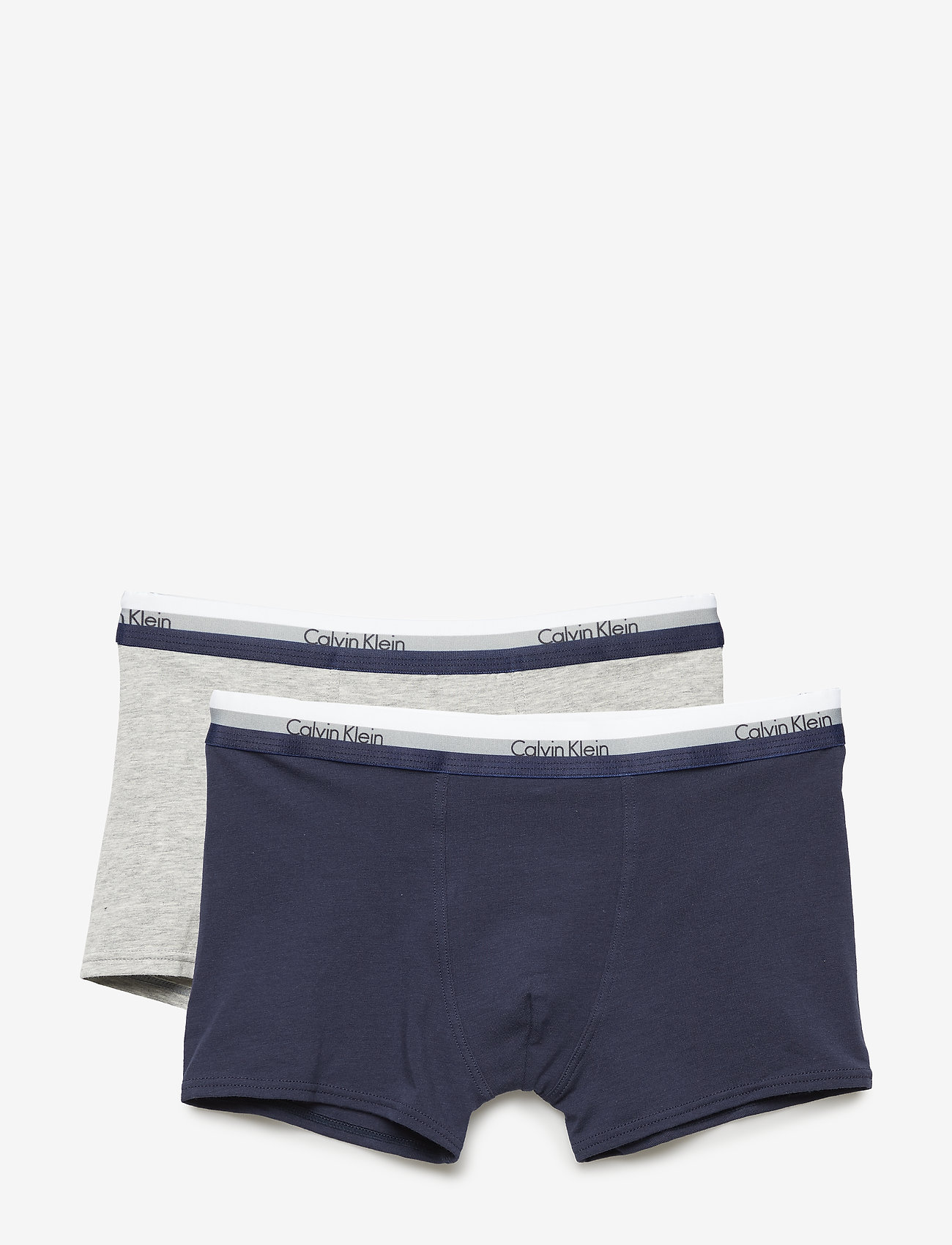 Calvin Klein - 2PK TRUNKS - 1greyheather/1blueshadow - 0