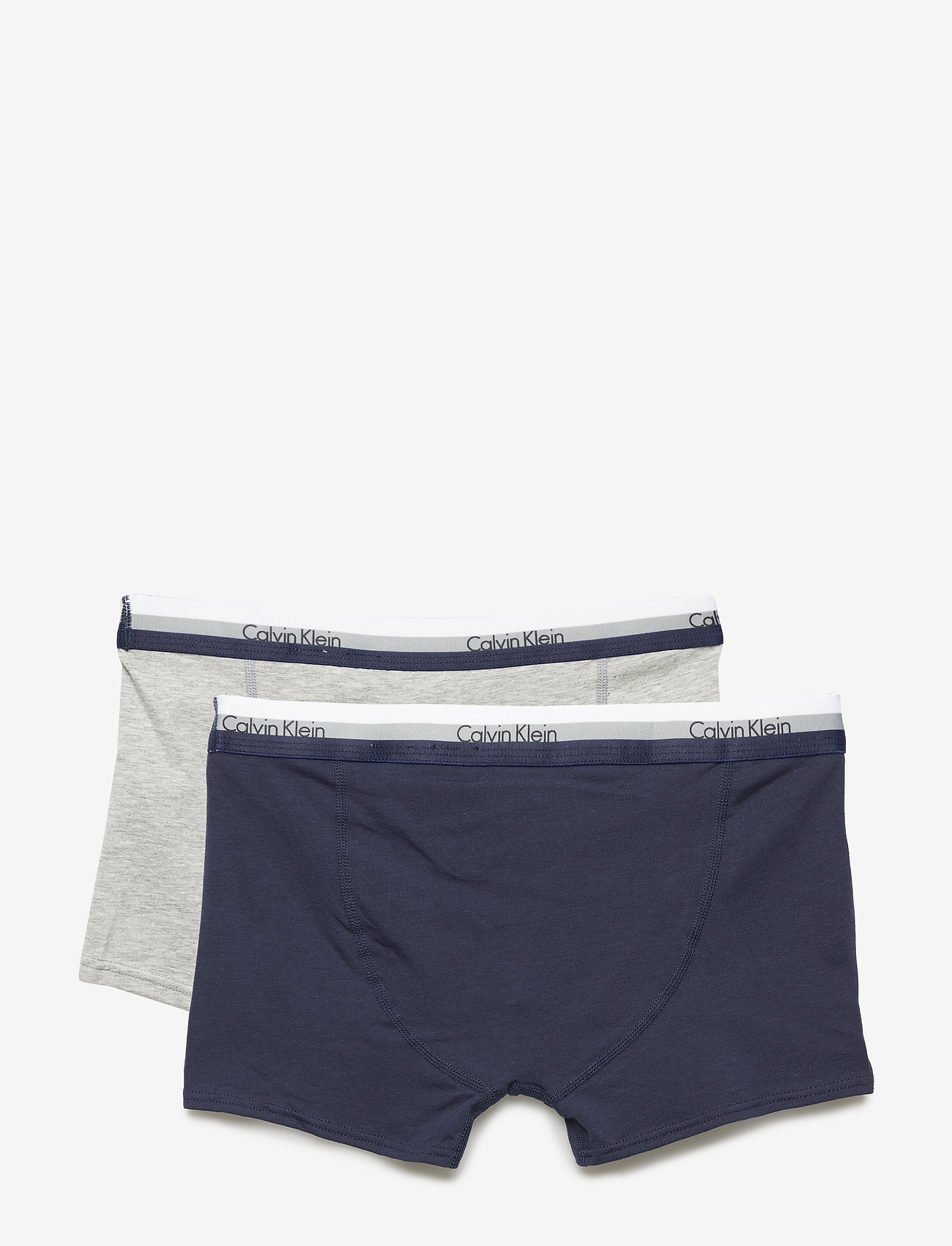 Calvin Klein - 2PK TRUNKS - 1greyheather/1blueshadow - 1