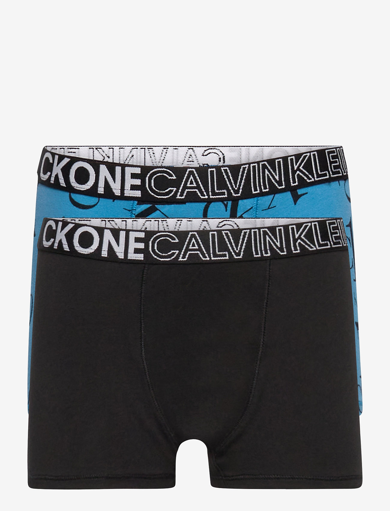 Calvin Klein - 2PK TRUNKS - ckrepeatblueaop/pvhblack - 0