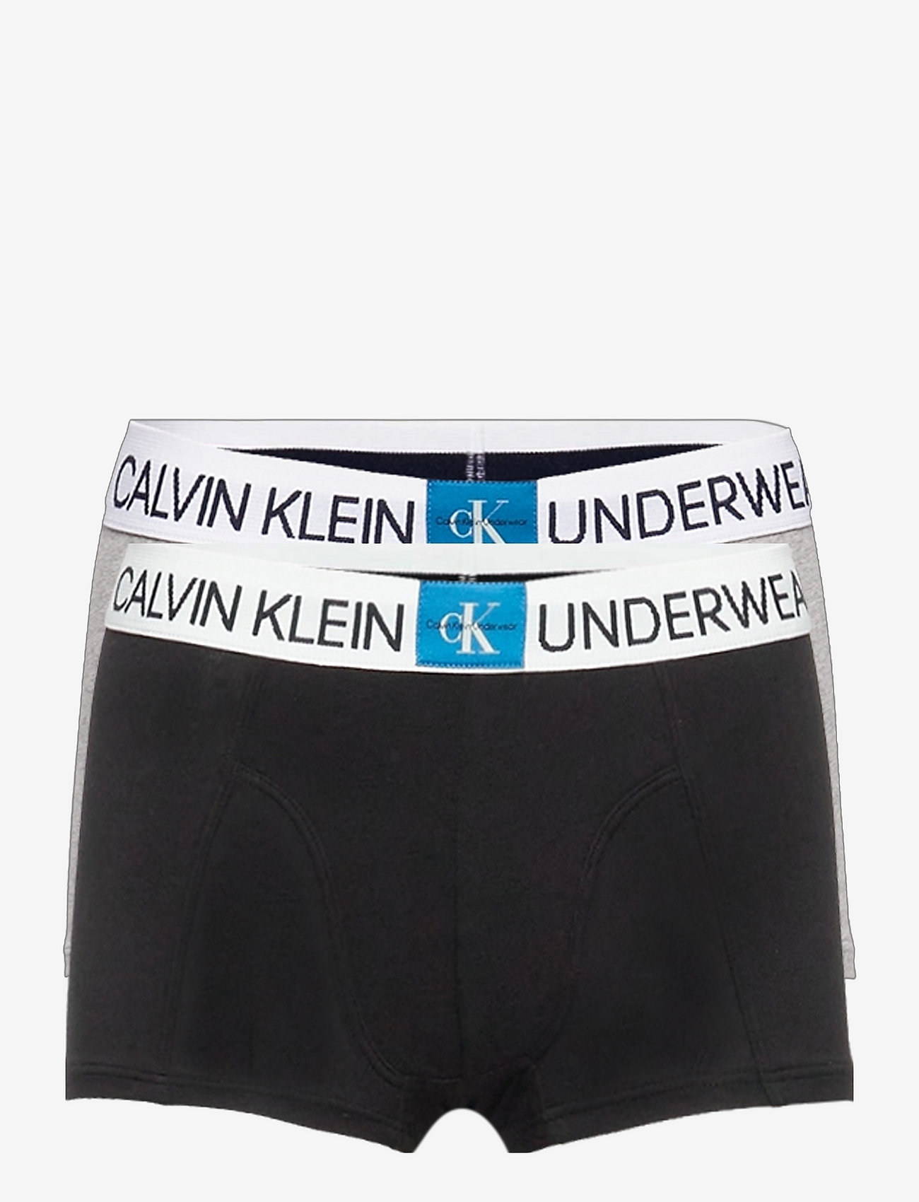 2PK TRUNKS - GREYHEATHER/PVHBLACK