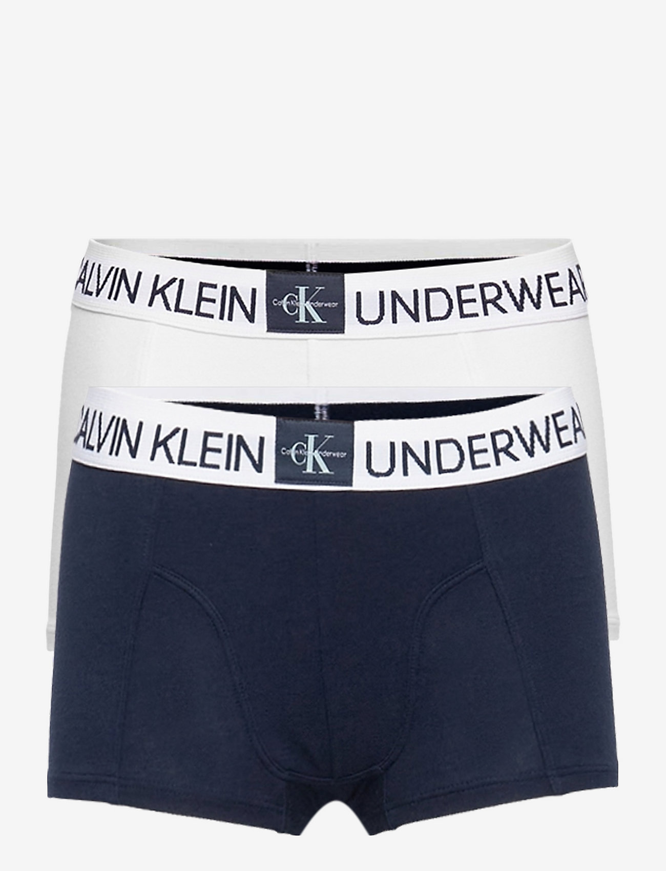 2PK TRUNKS - PVHWHITE/NAVYIRIS