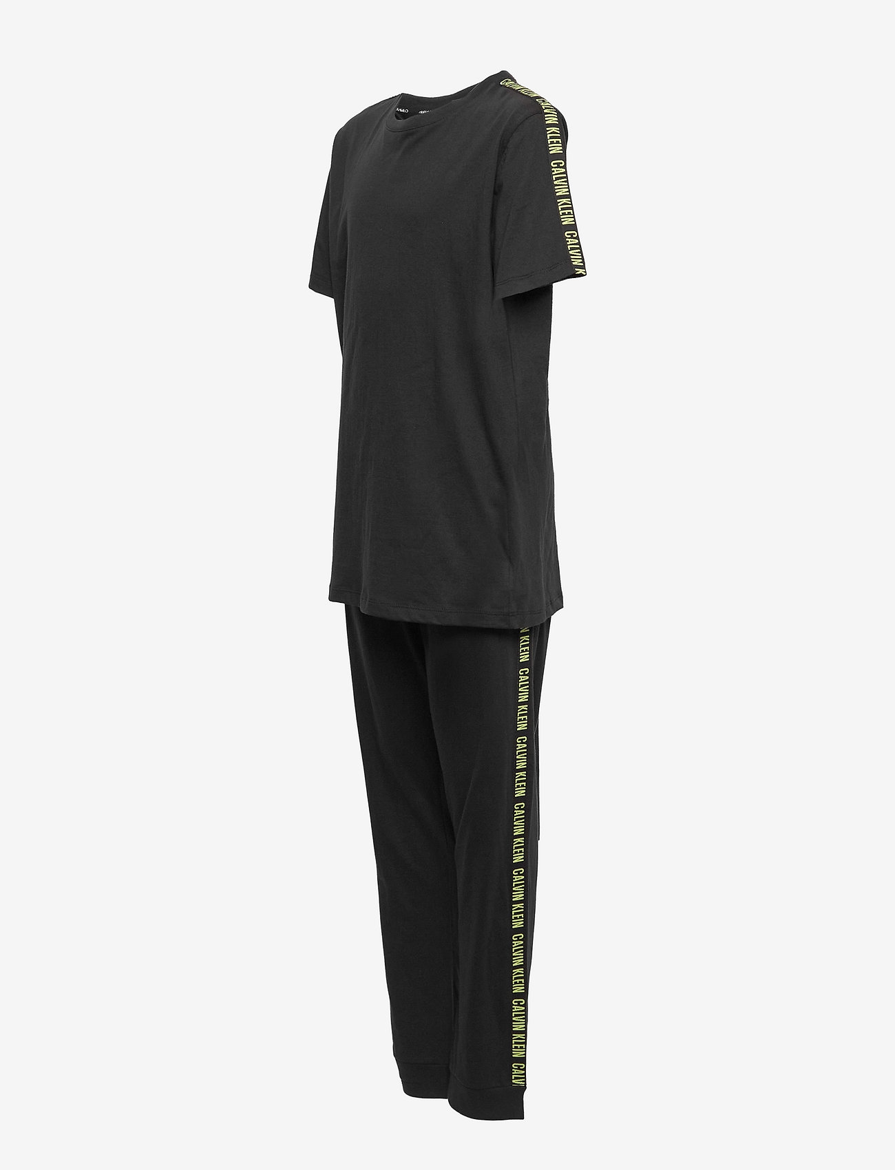 Calvin Klein - KNIT PJ SET (SS+CUFFED PANT) - pvh black - 3