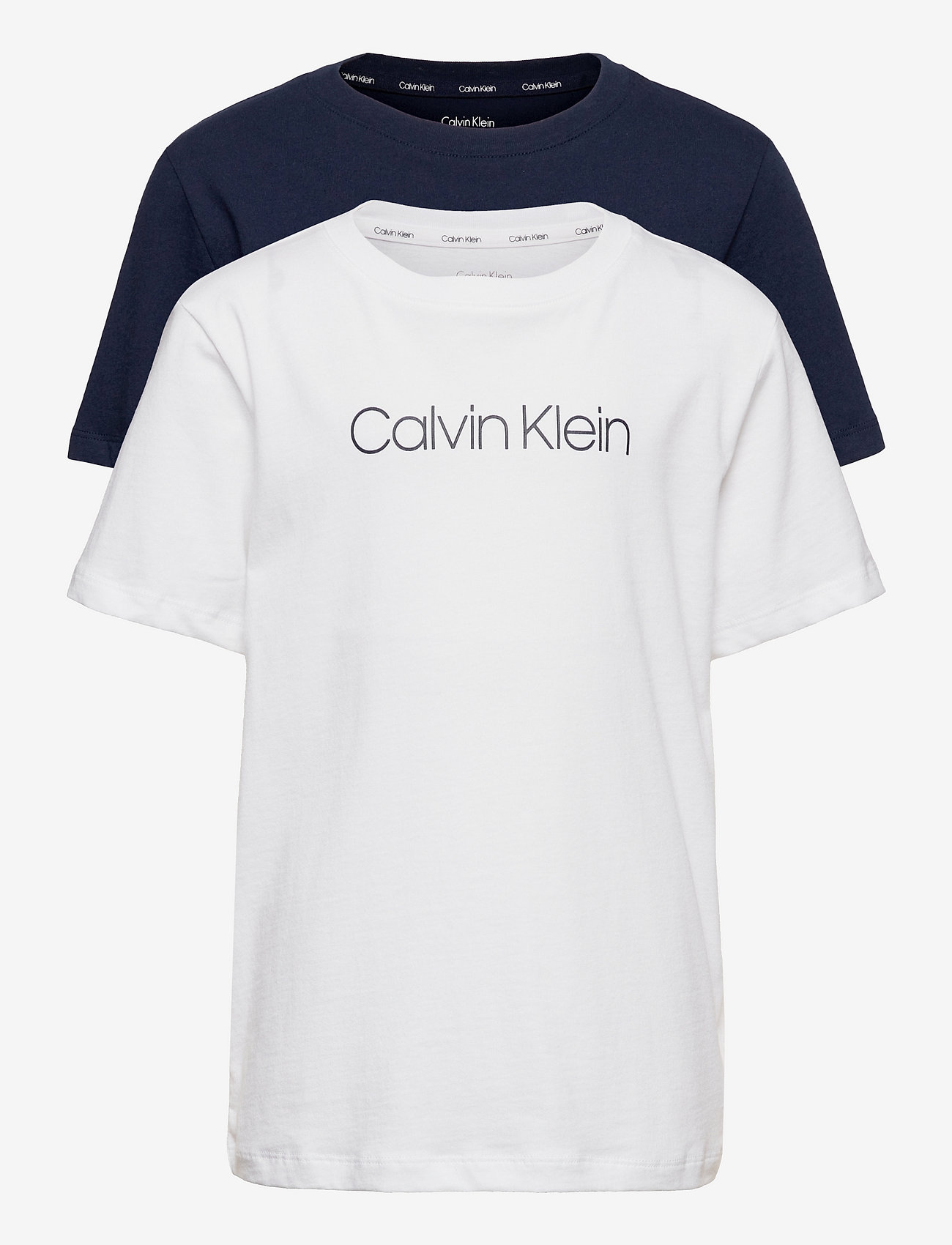 Calvin Klein - 2PK TEES - pvhwhite/navyiris - 0