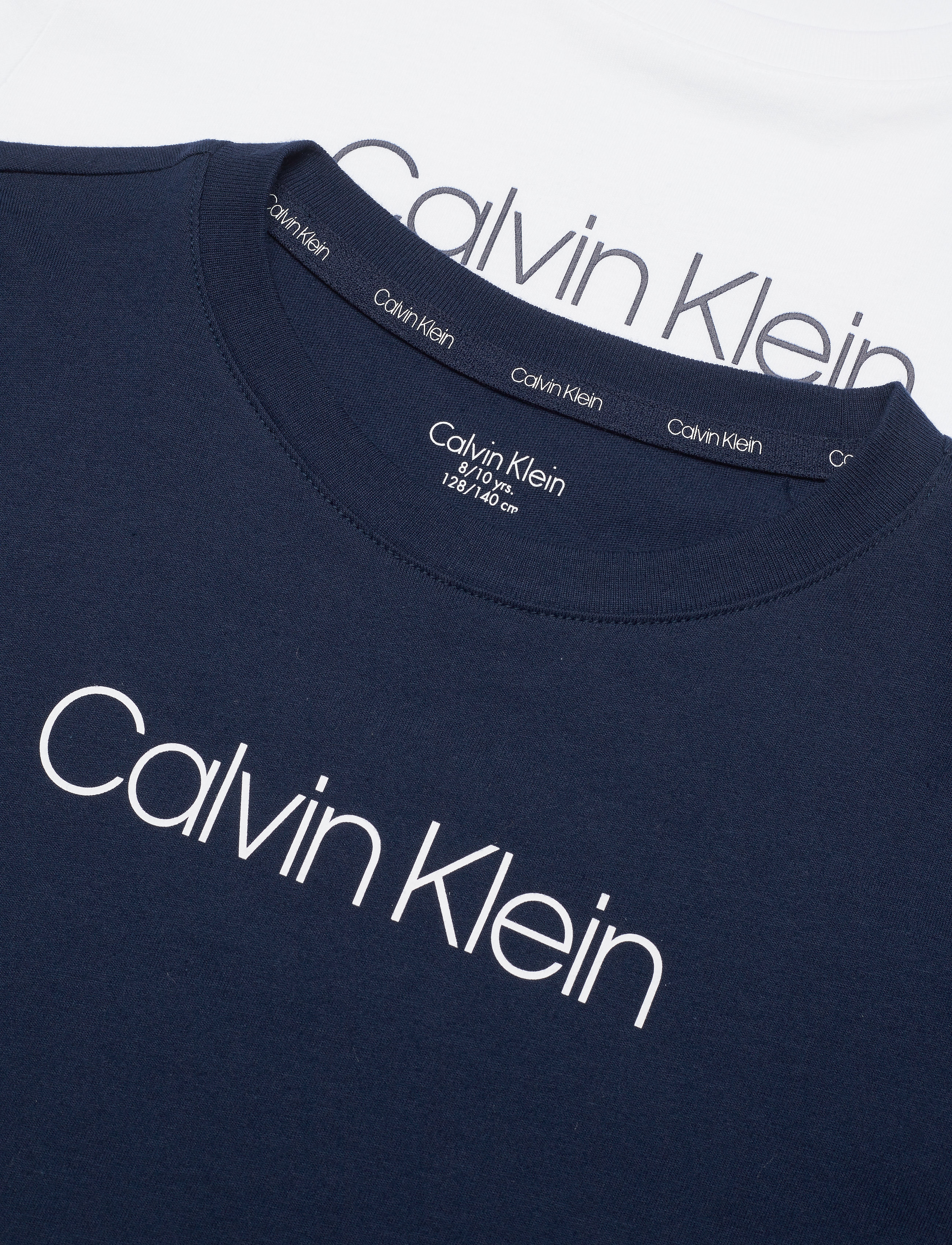 Calvin Klein - 2PK TEES - pvhwhite/navyiris - 1