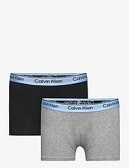 Calvin Klein - 2PK TRUNK - apatinės kelnaitės - greyheather/pvhblack - 0