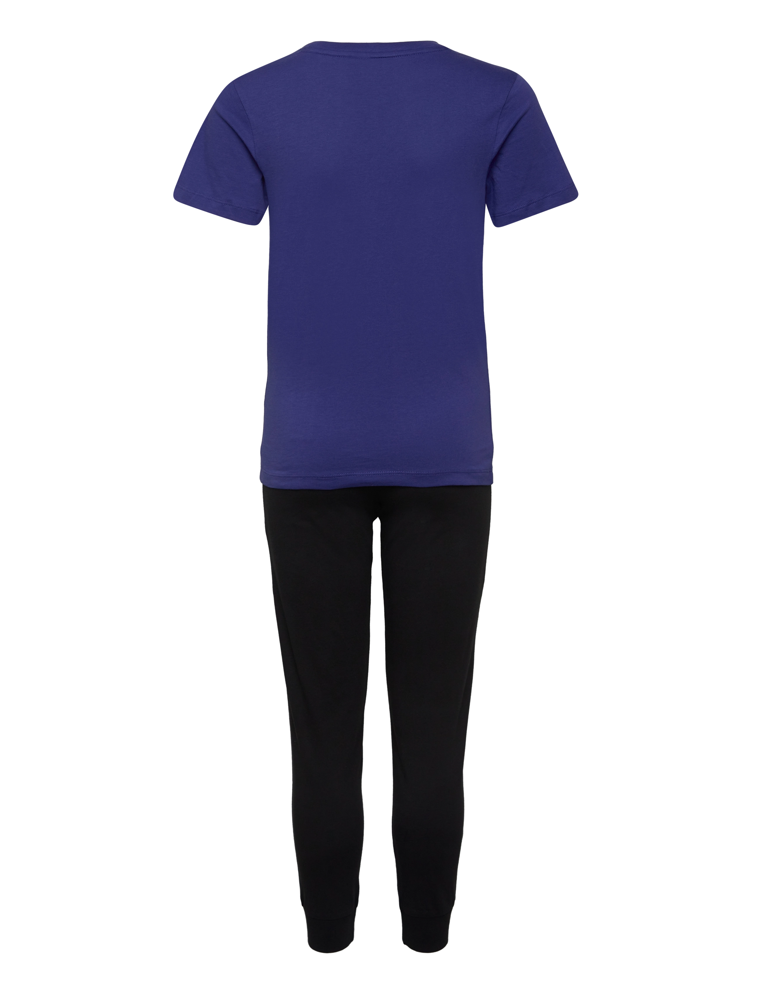 Calvin Klein - KNIT PJ SET (SS+CUFFED PANT) - pigmentblue/w/pvhblack - 2