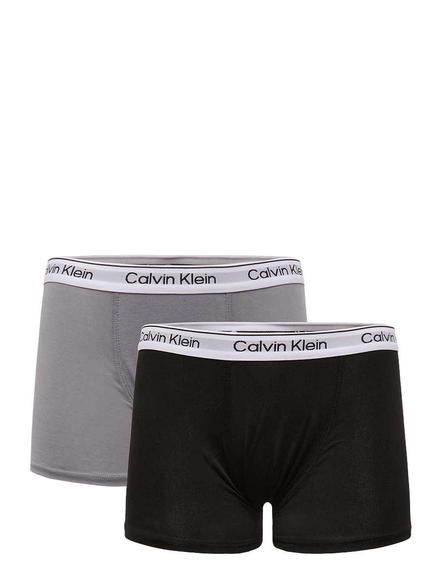 Calvin Klein - 2PK TRUNK - kalsonger - blk quicksilver - 0