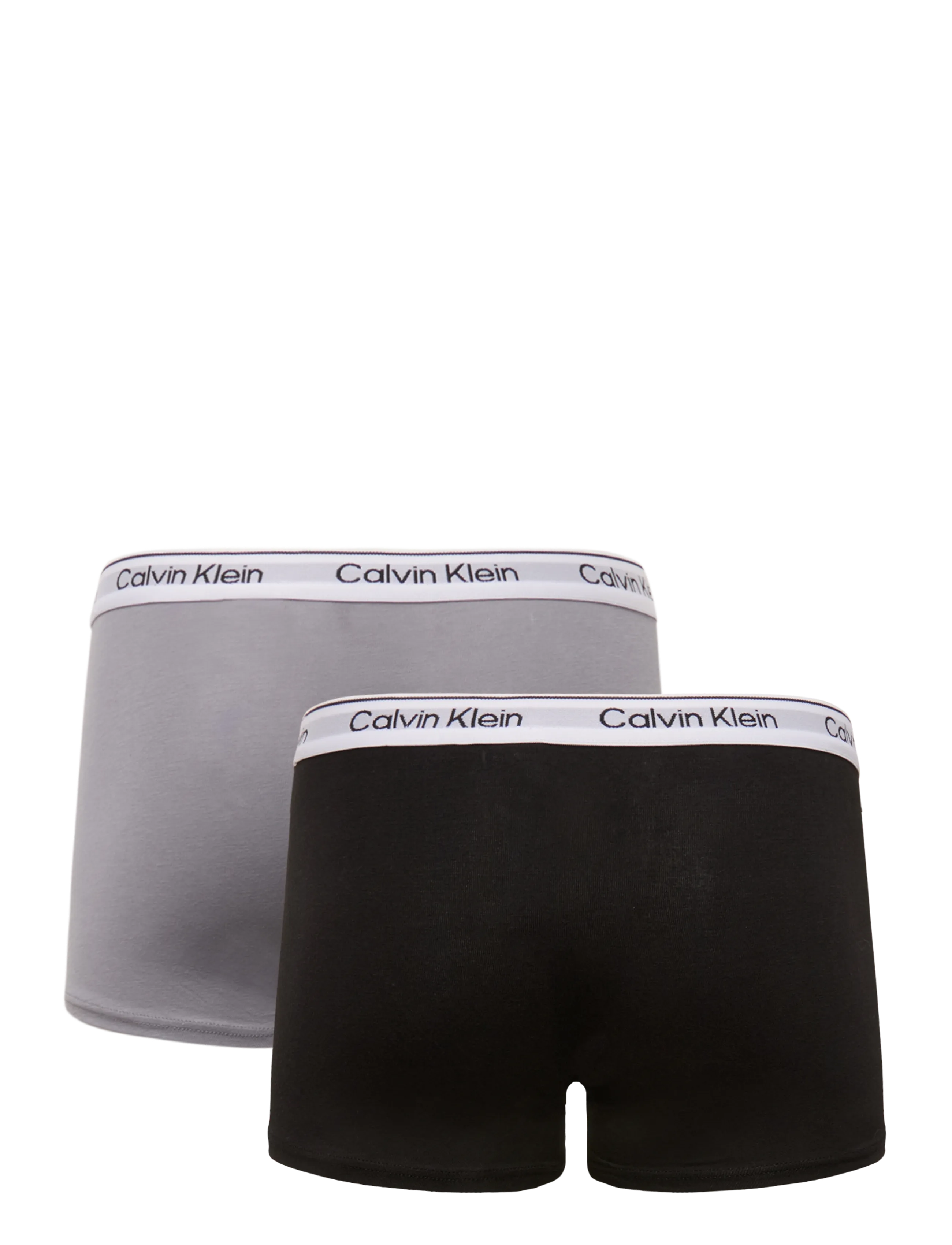 Calvin Klein - 2PK TRUNK - underbukser - blk quicksilver - 1