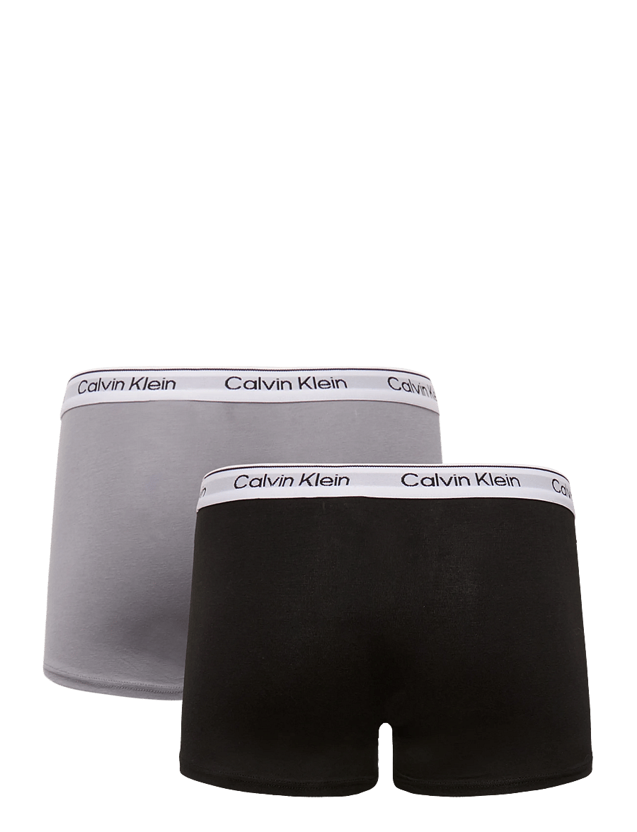 Calvin Klein - 2PK TRUNK - kalsonger - blk quicksilver - 1