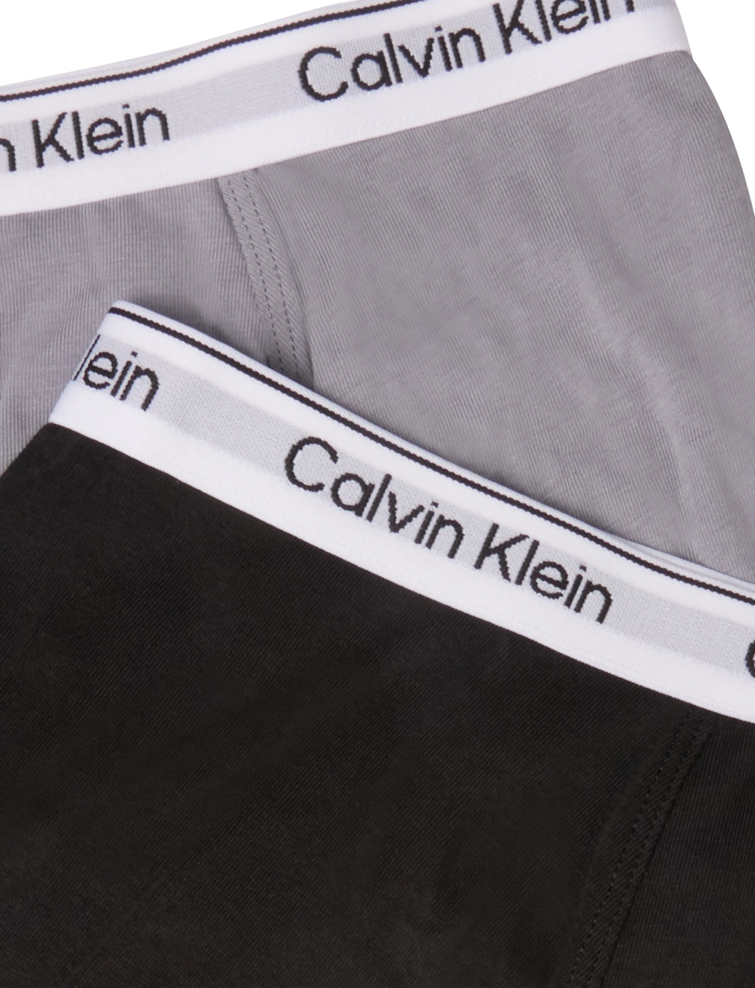 Calvin Klein - 2PK TRUNK - underbukser - blk quicksilver - 2