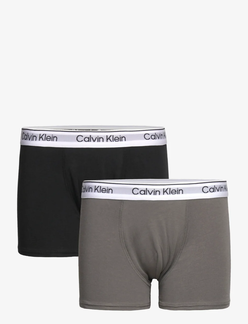 Calvin Klein - 2PK TRUNK - pesu - granitegrey/pvhblack - 0