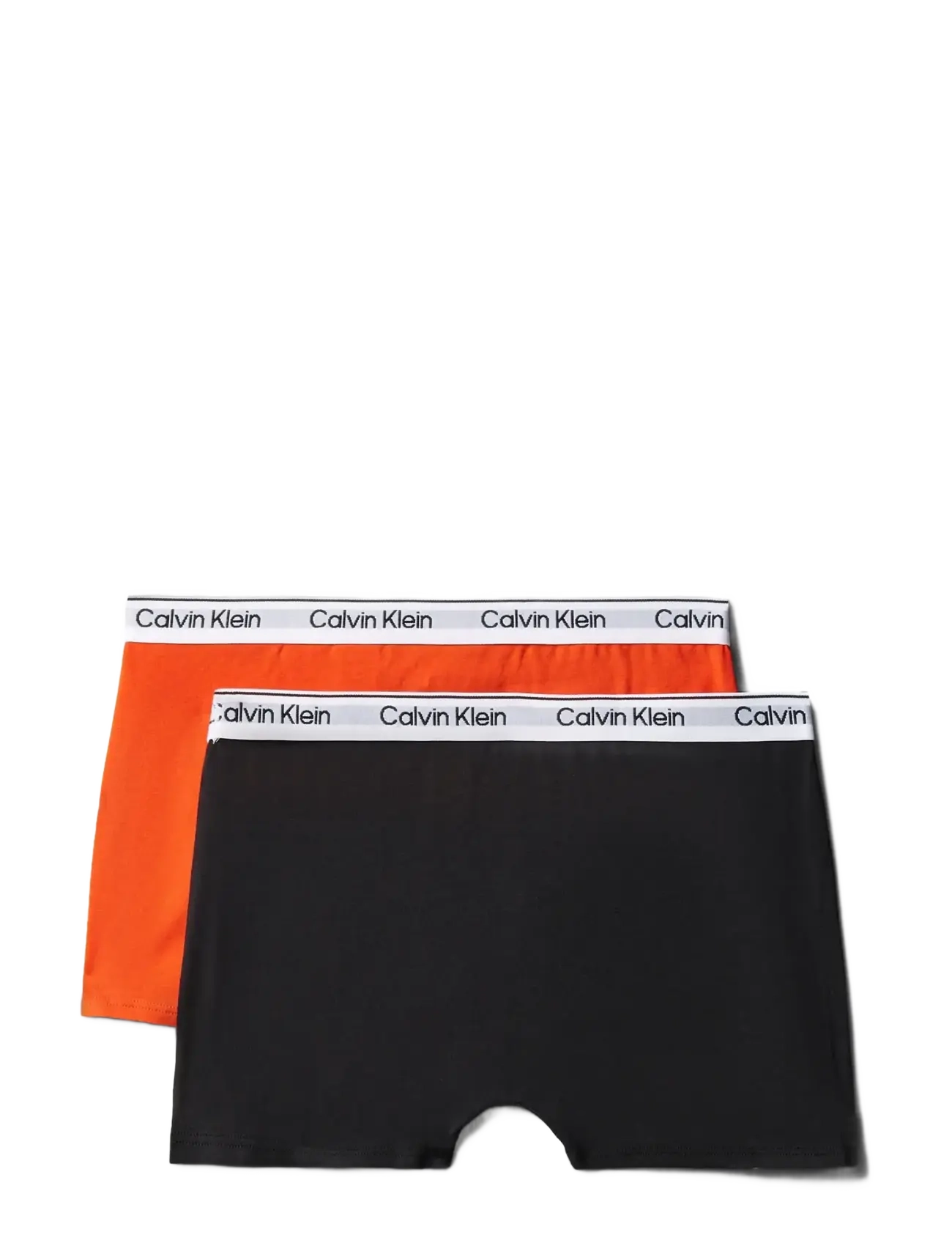 Calvin Klein - 2PK TRUNK - unterhosen - orangecom black - 1