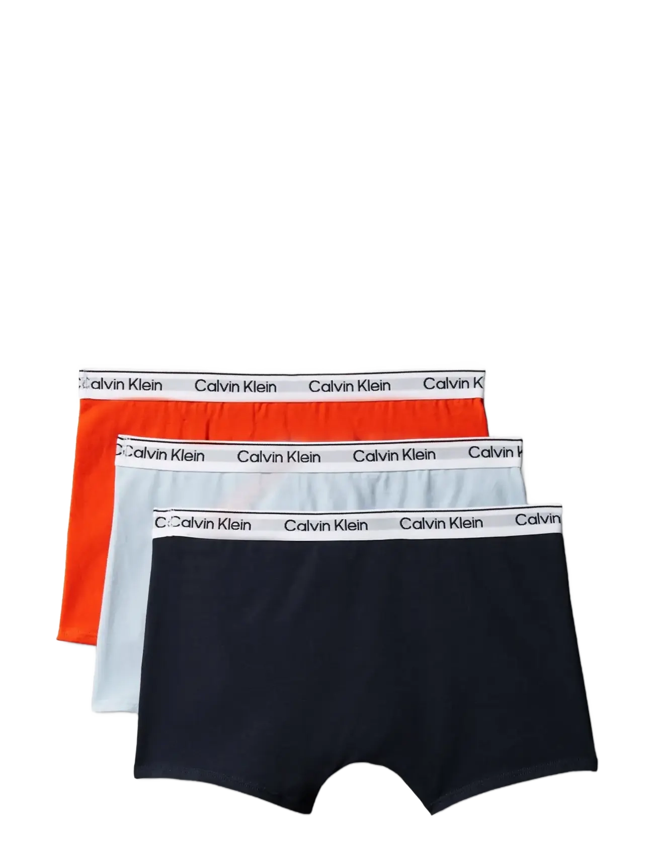Calvin Klein - 3PK TRUNK - nærbuxur - drksapphire brzyblue orange - 1
