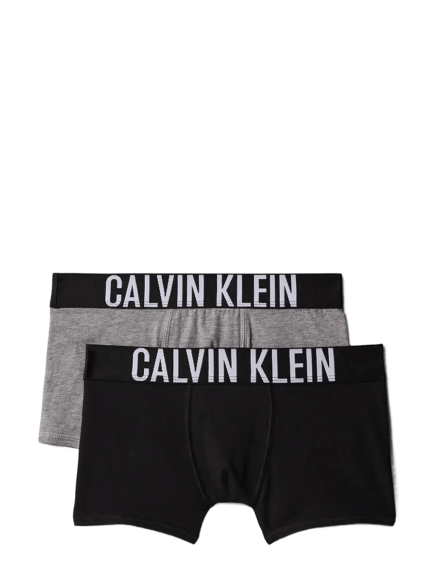 Calvin Klein - 2PK TRUNK - underbukser - pvhblack greyheather - 2